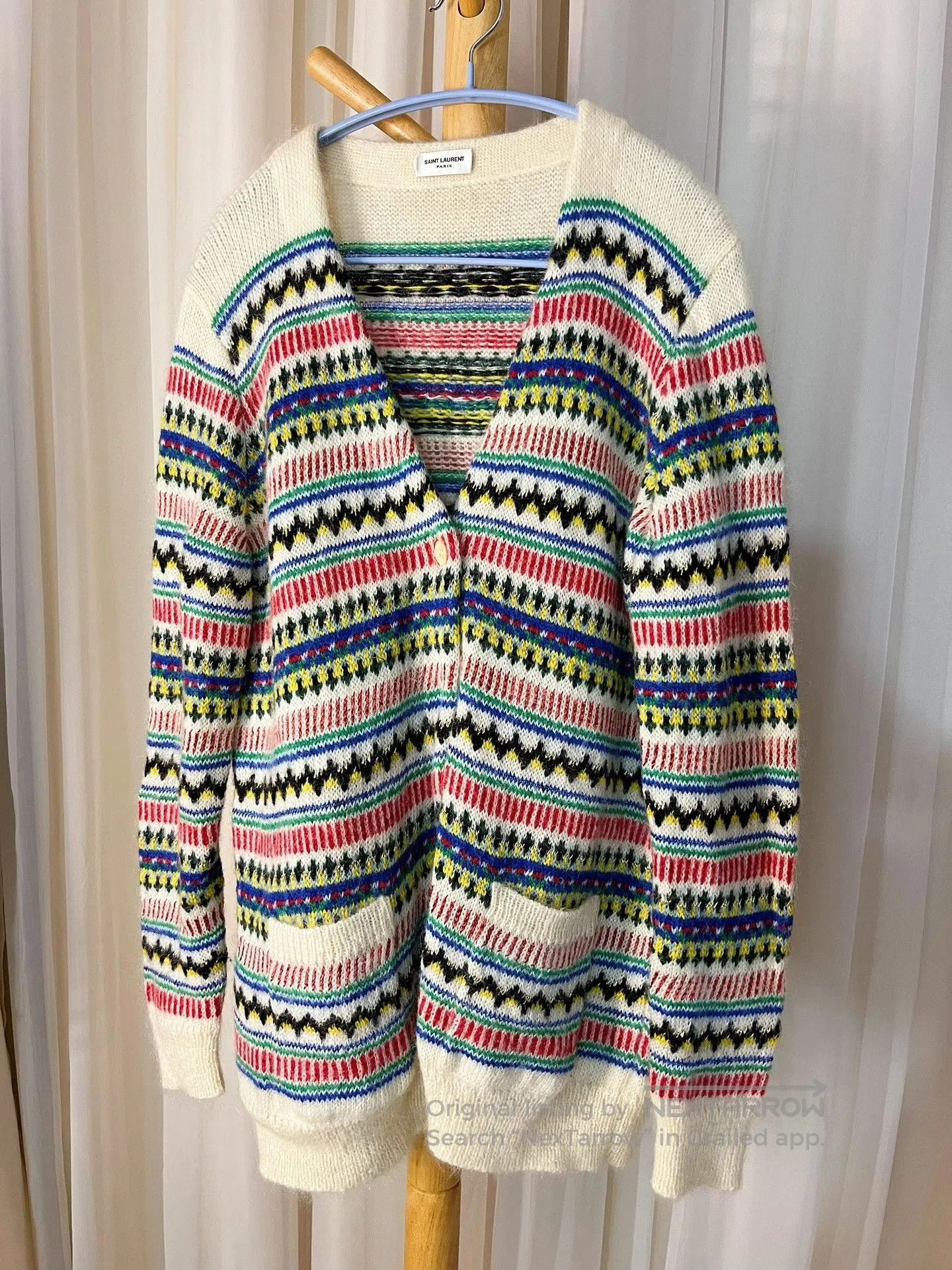 Saint Laurent Paris Saint Laurent Fair Isle V. Size M / US 6-8 / IT 42-44 - 1 Thumbnail
