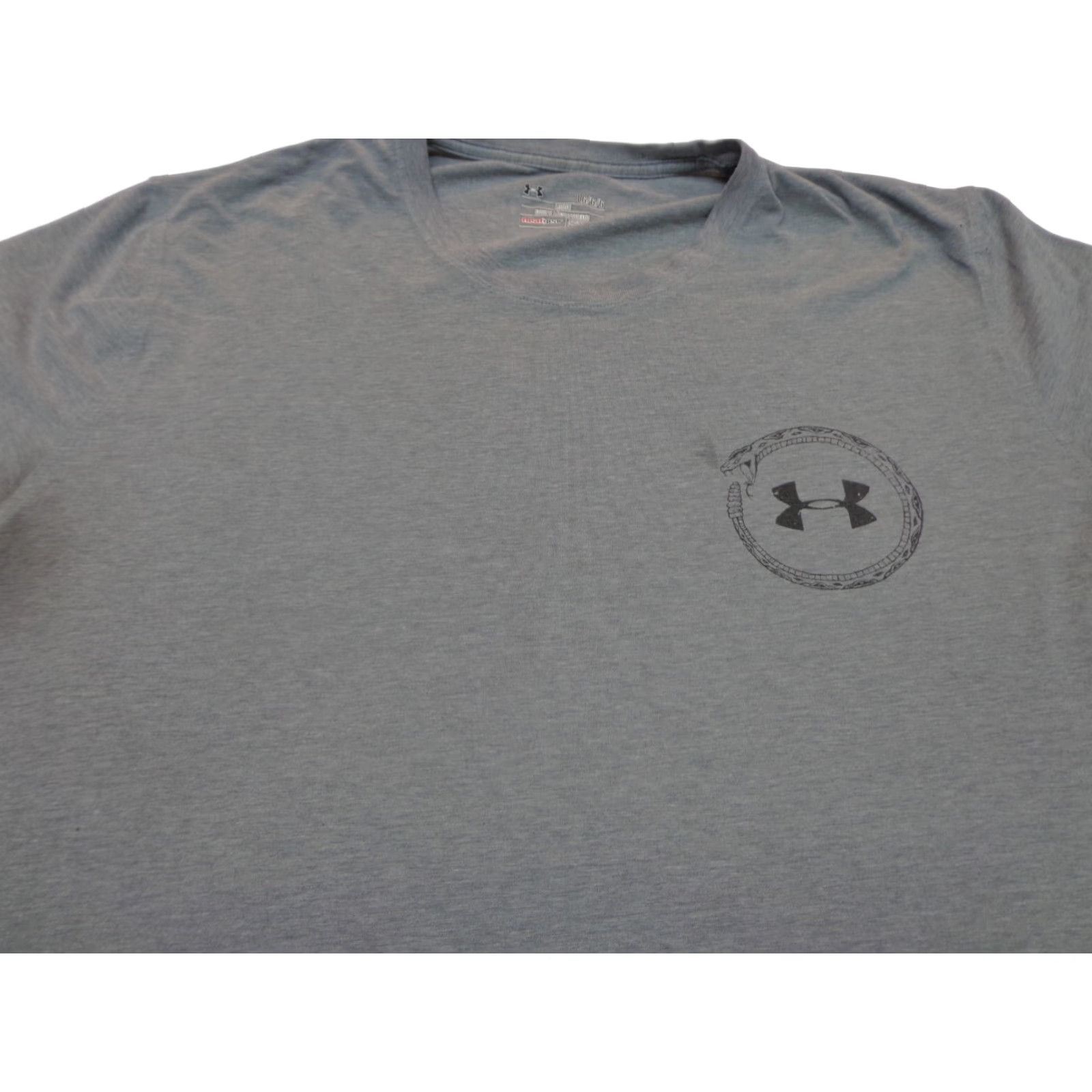 Under Armour Under Armour Shirt Men L Gray Short Sleeve Crew Neck Pullover Lightweight Stretch Tagless Activewear T Shirt Size US L / EU 52-54 / 3 - 1 Thumbnail