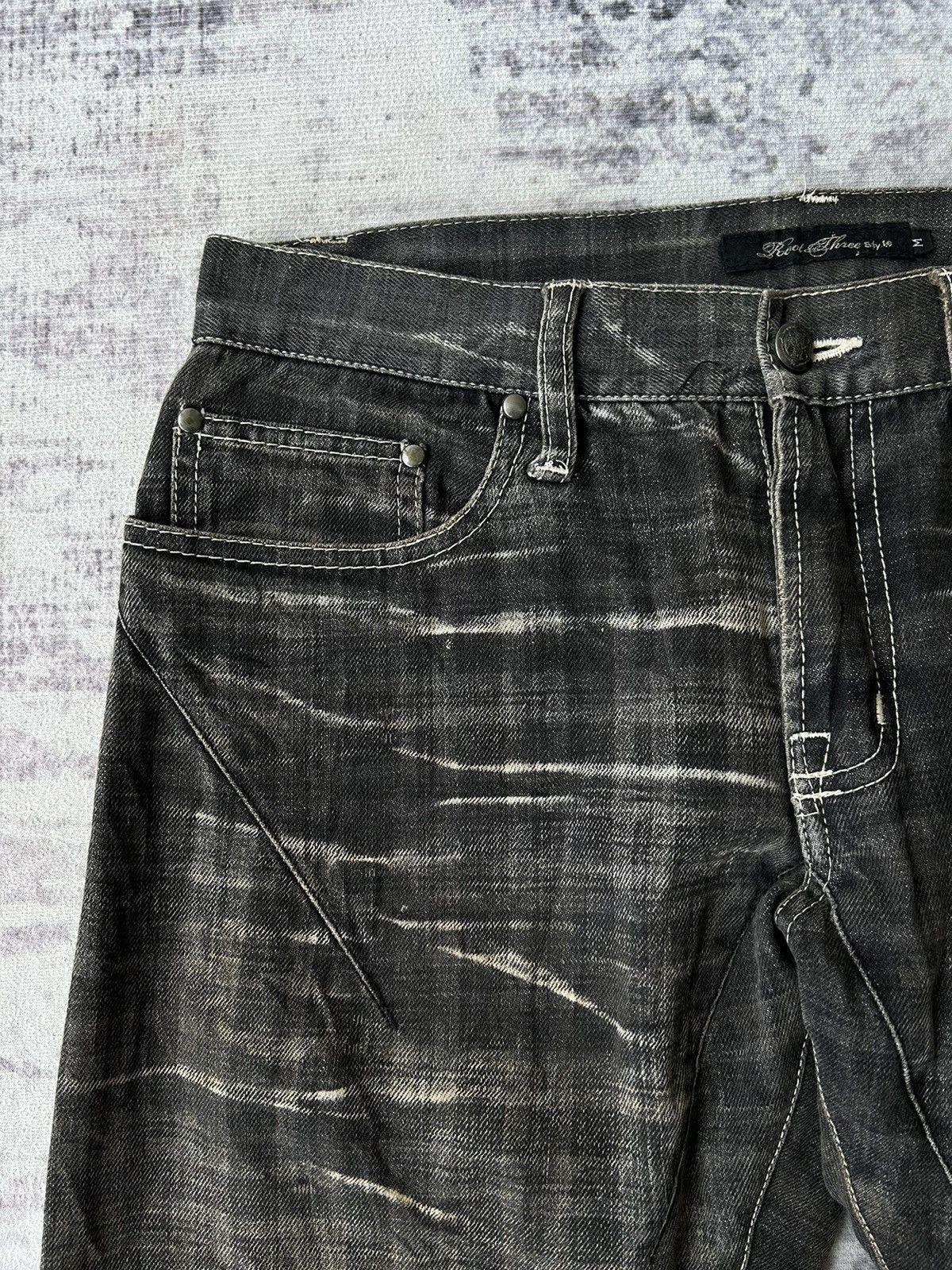 Japanese Brand Y2k Rock Punk Style Jeans Size US 31 - 6 Thumbnail