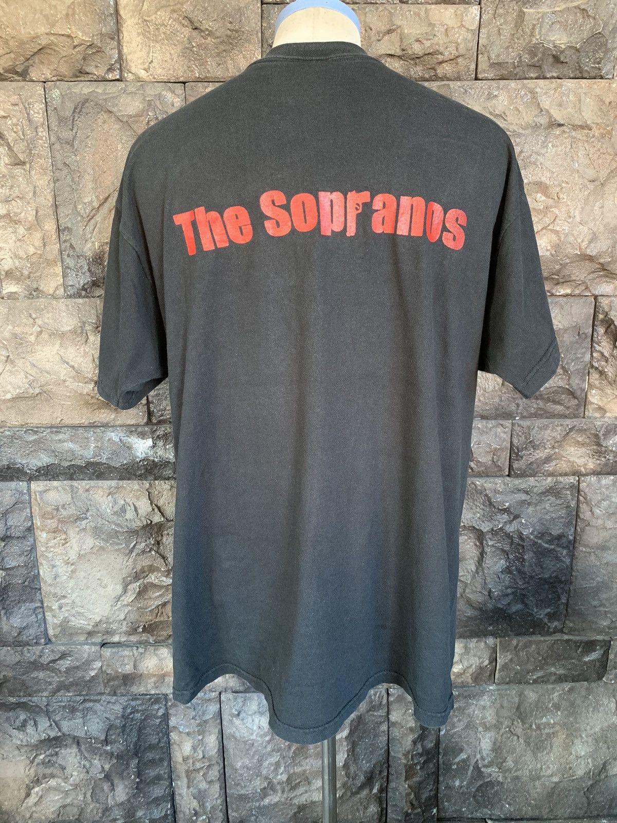 image of Movie x Vintage The Sopranos Family Redefined T Shirt in Black, Men's (Size XL)