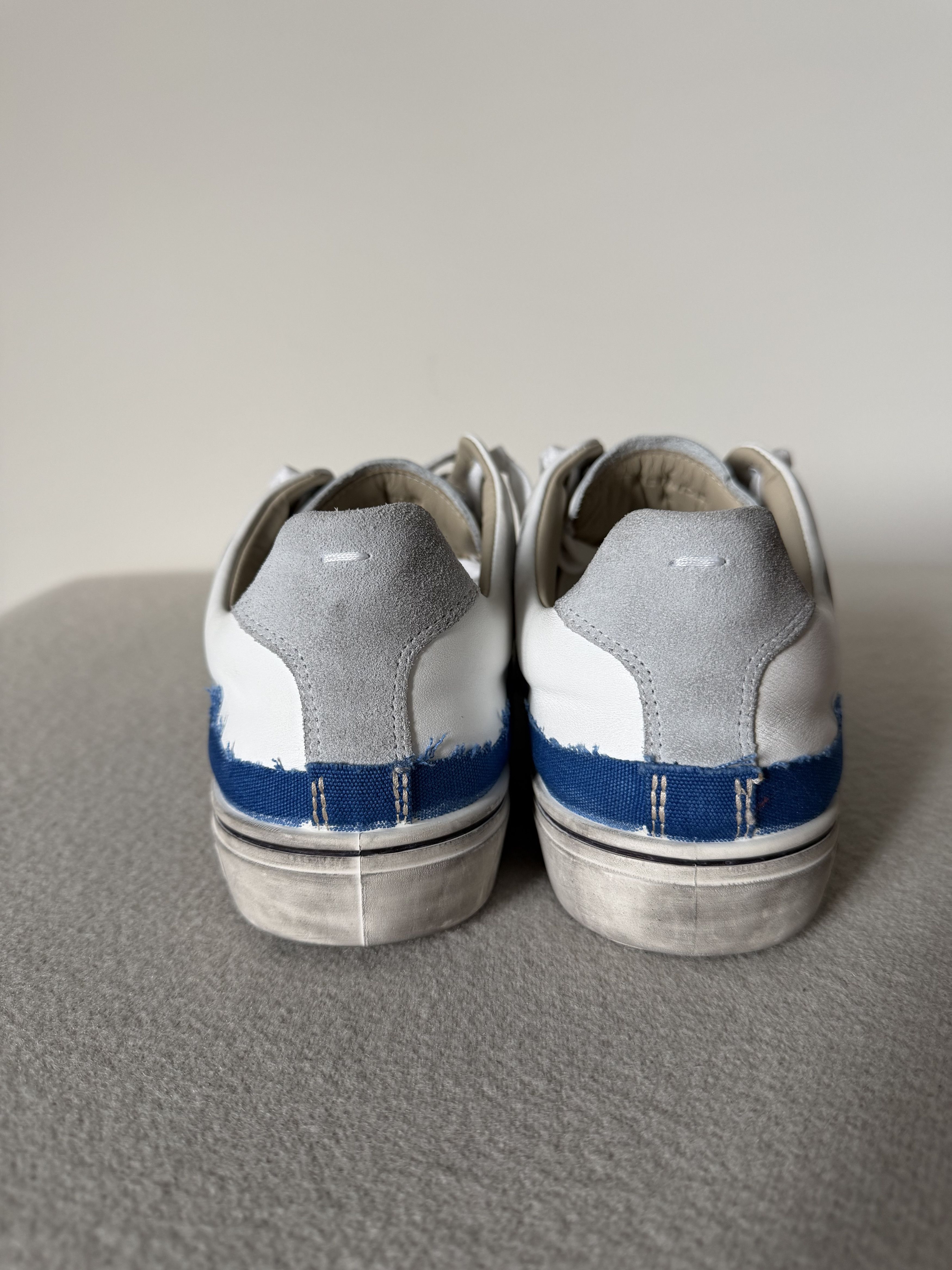 Maison Margiela Maison Margiela Evolution Sneakers in White Blue Size US 7 / EU 40 - 5 Thumbnail
