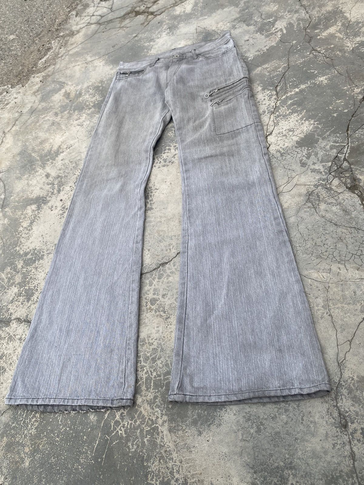 If Six Was Nine × Japanese Brand RUPERT EDGE Grey Flare Size US 29 - 6 Thumbnail