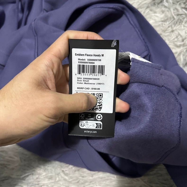 Arc'teryx Arcteryx Emblem Fleece Hoody Size S Size US S / EU 44-46 / 1 - 6 Thumbnail