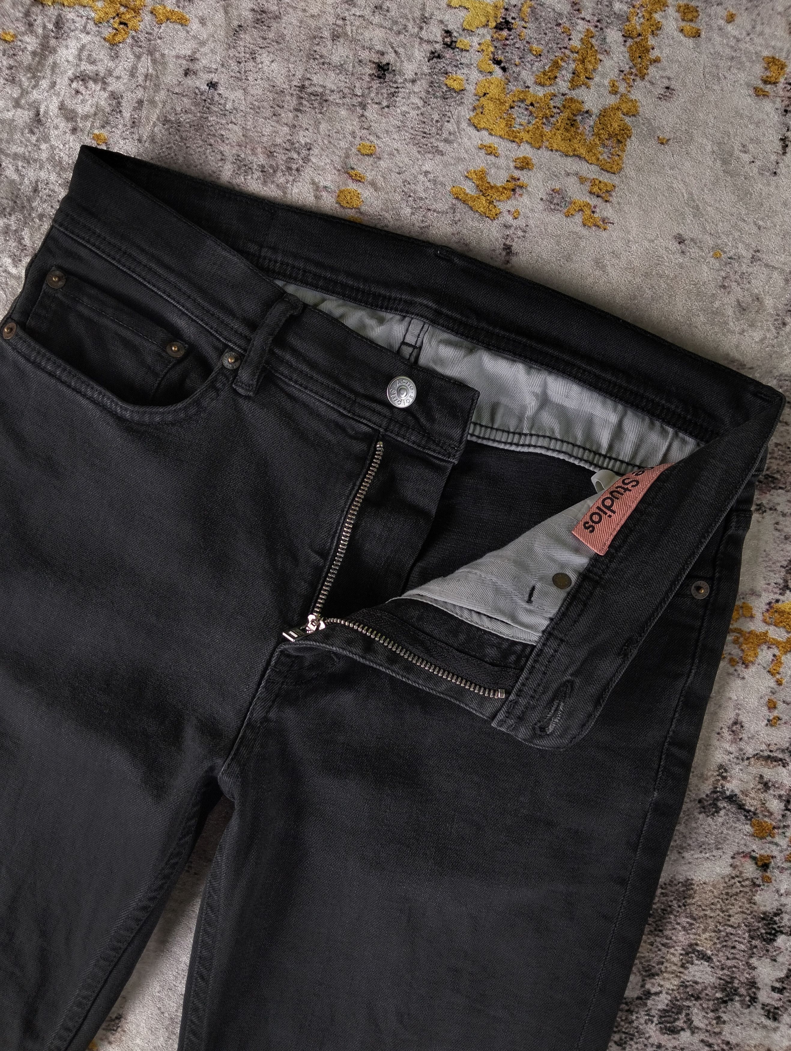 Acne Studios Acne Studios North Used Black Skinny Jeans Size US 31 - 5 Thumbnail