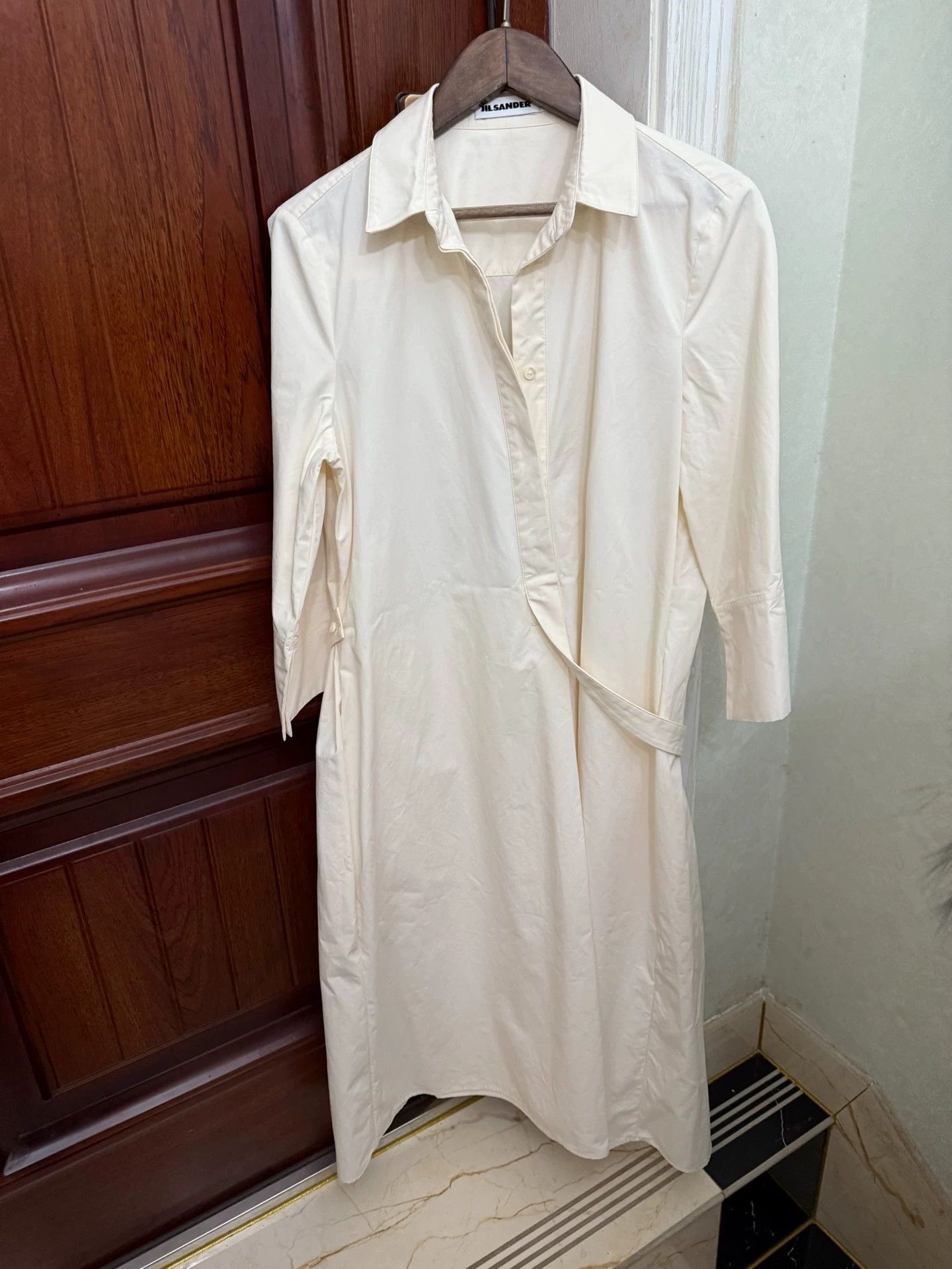 Jil Sander Jil Sander shirt dress minimal knee-length 95% new Size S / US 4 / IT 40 - 1 Thumbnail