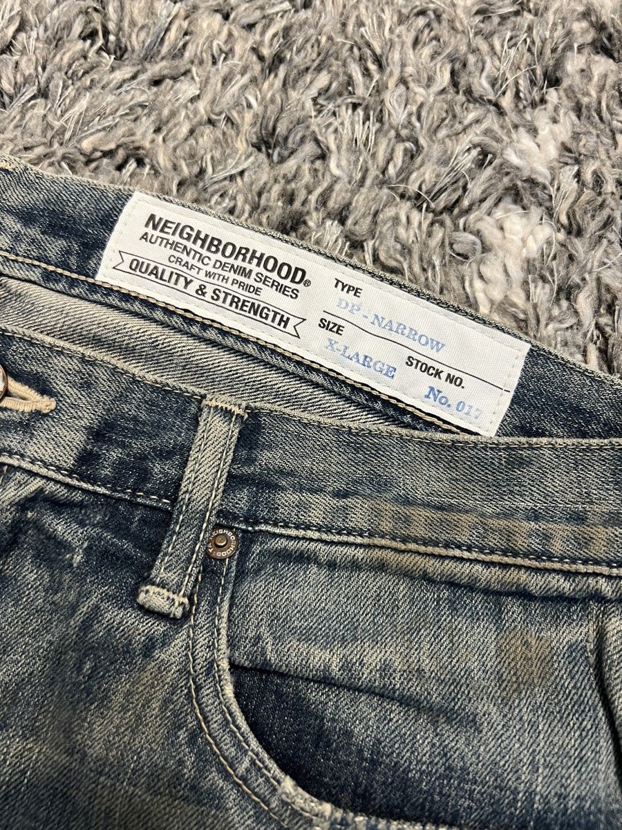 Neighborhood Neighborhood 2017 “Gritty Savage” Limited Edition Denim Size US 34 / EU 50 - 4 Thumbnail