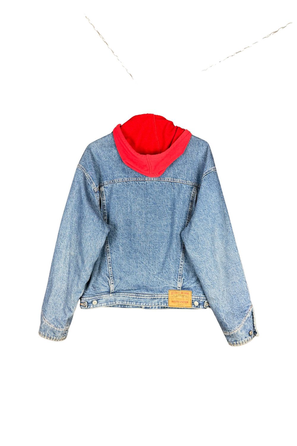 Polo Ralph Lauren 1990 Polo Country Ralph Lauren Made in USA Hooded Denim Size US XL / EU 56 / 4 - 2 Thumbnail