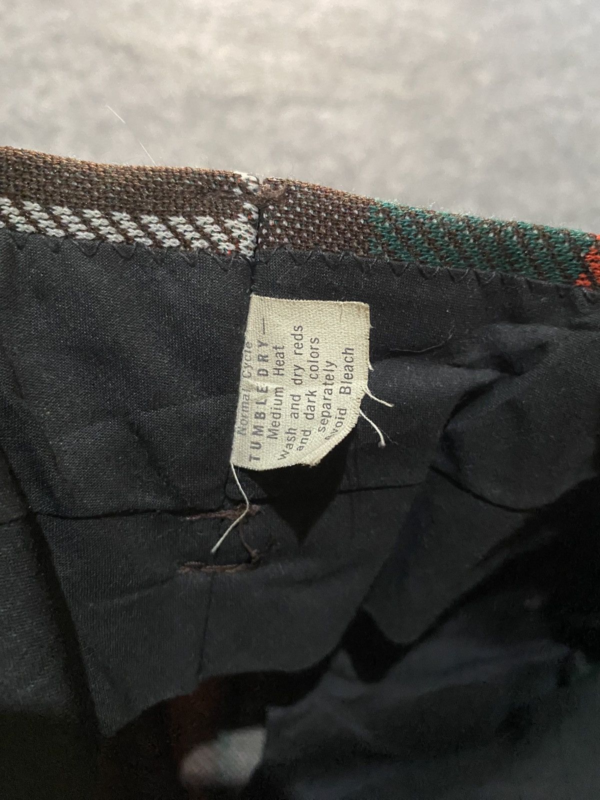 Vintage 70s Lee Plaid Pants Size US 30 / EU 46 - 8 Thumbnail