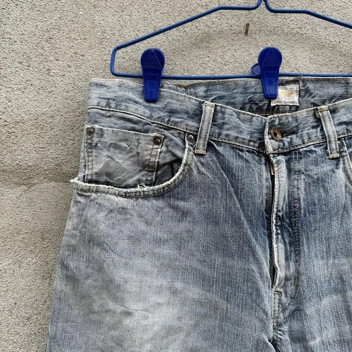 Self Edge RUSTY DIRTY DISTRESSED DENIM REDLINE JEAN FADED SELVEDGE W34 Size US 34 / EU 50 - 3 Thumbnail