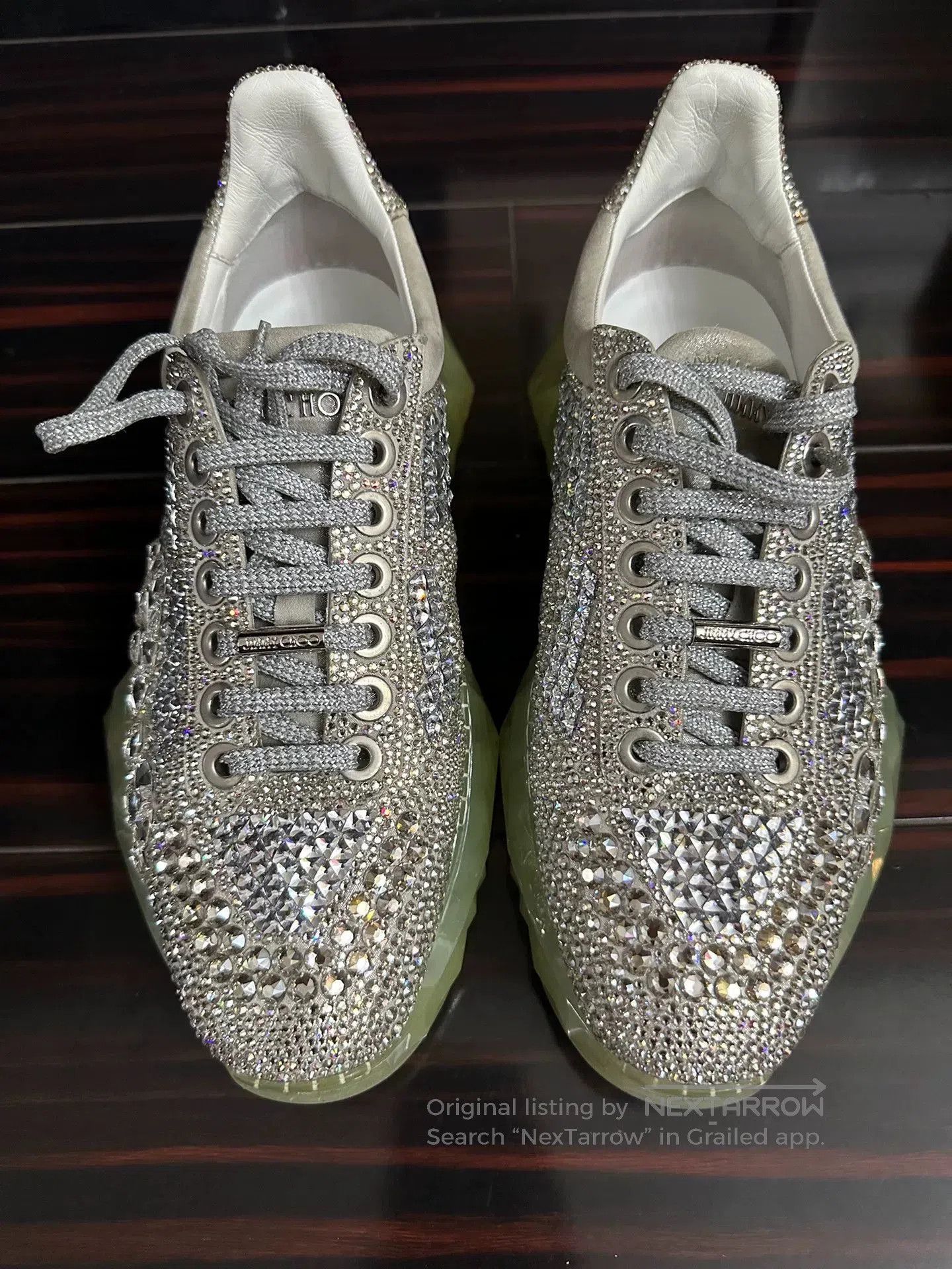 Jimmy Choo Jimmy Choo Swarovski Crystal Shoes. Size US 7 / IT 37 - 1 Thumbnail
