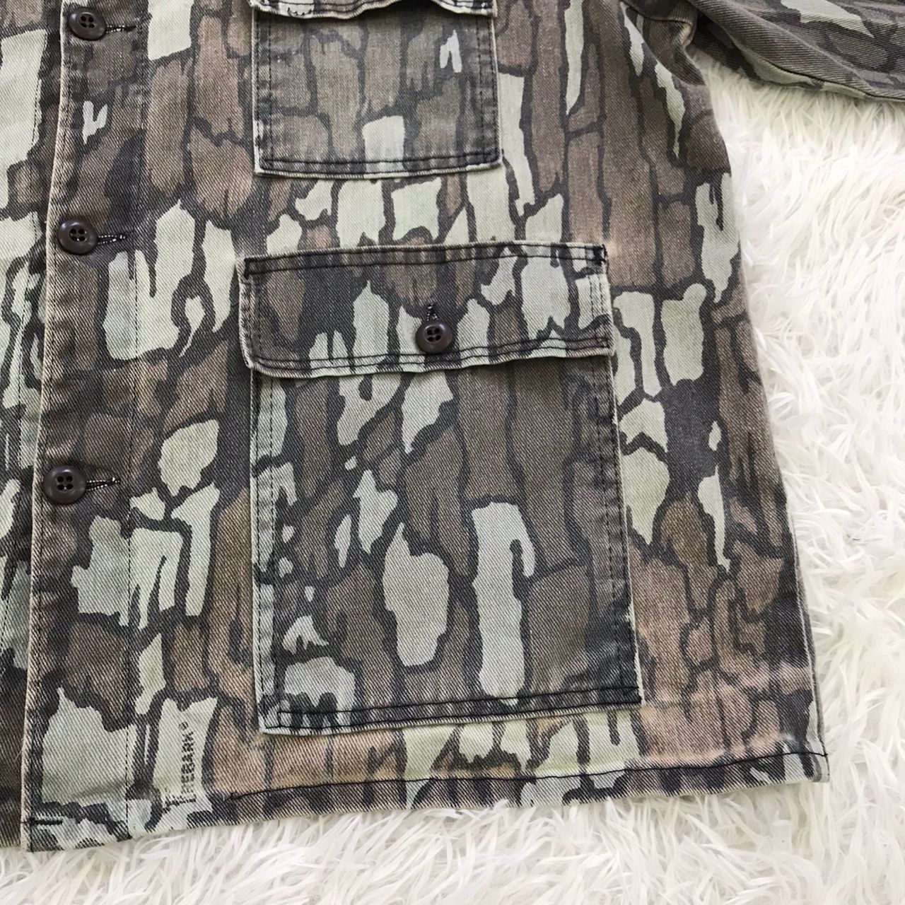 Pointer Vtg Pointer Brand Trebark Camo Chore Jacket Made in Usa Size US XL / EU 56 / 4 - 4 Thumbnail