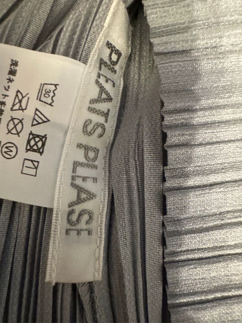 Issey Miyake Issey Miyake size:3 Grey pleated long-sleeved shirt Size XS / US 0-2 / IT 36-38 - 5 Thumbnail