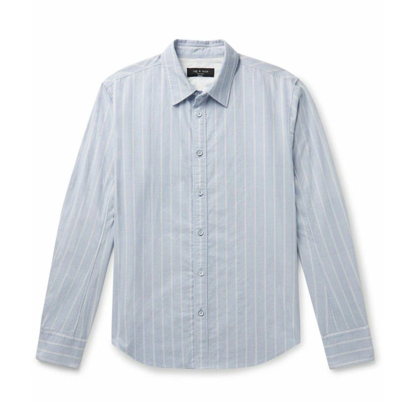 Rag & Bone Fit 2 Striped Cotton-Oxford Shirt Medium A003249