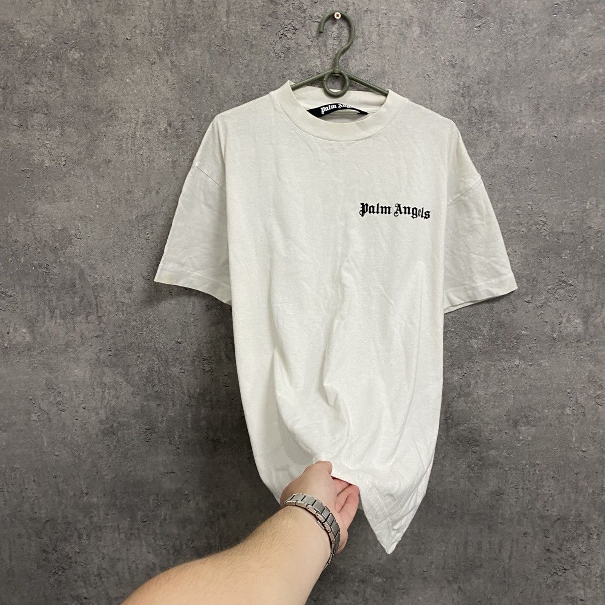 Palm Angels Palm Angels T-Shirt Basic Logo Size US M / EU 48-50 / 2 - 2 Thumbnail