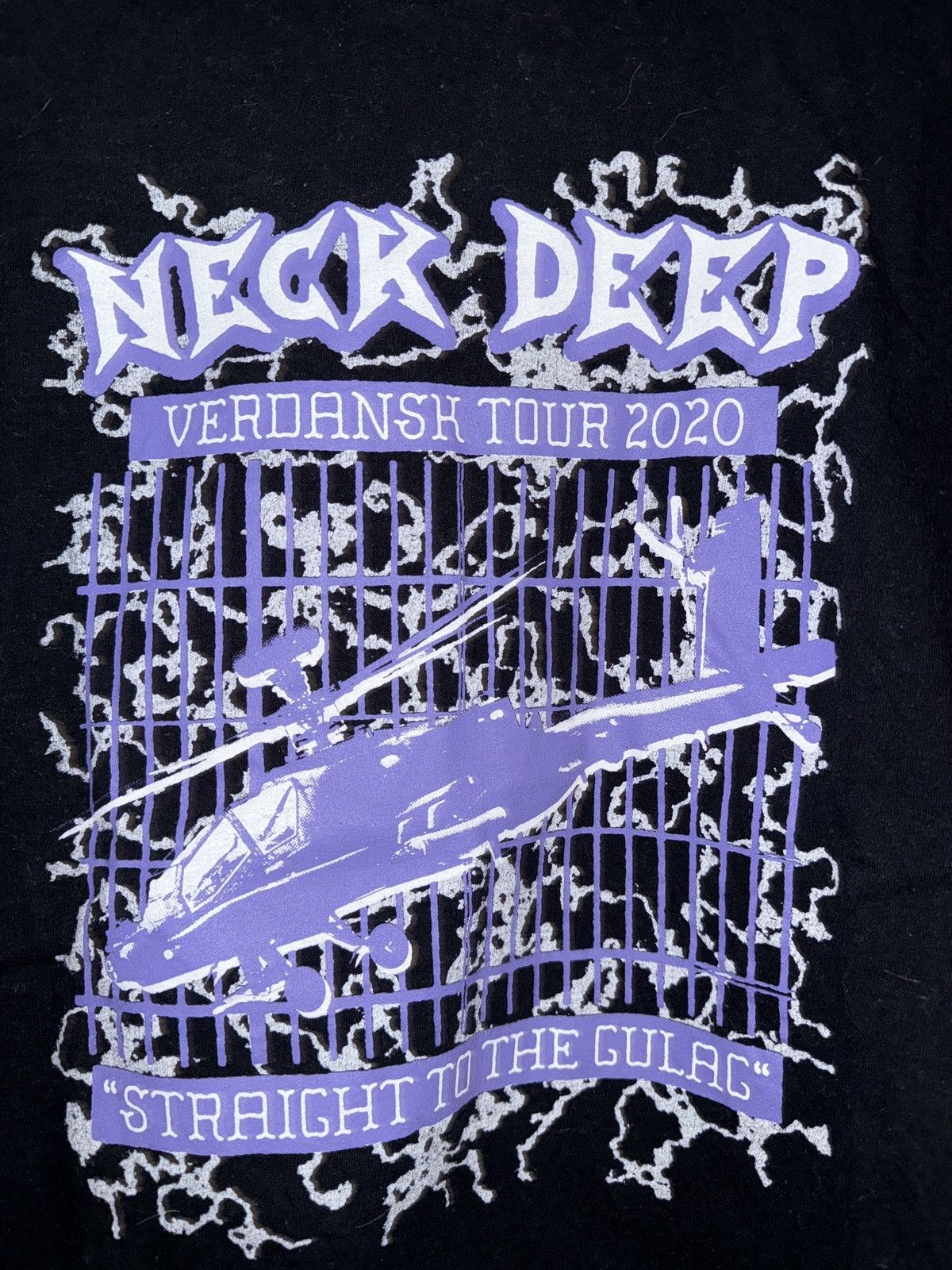 Vintage Neck Deep Verdansk Tour 2020 t shirt Size US L / EU 52-54 / 3 - 2 Thumbnail
