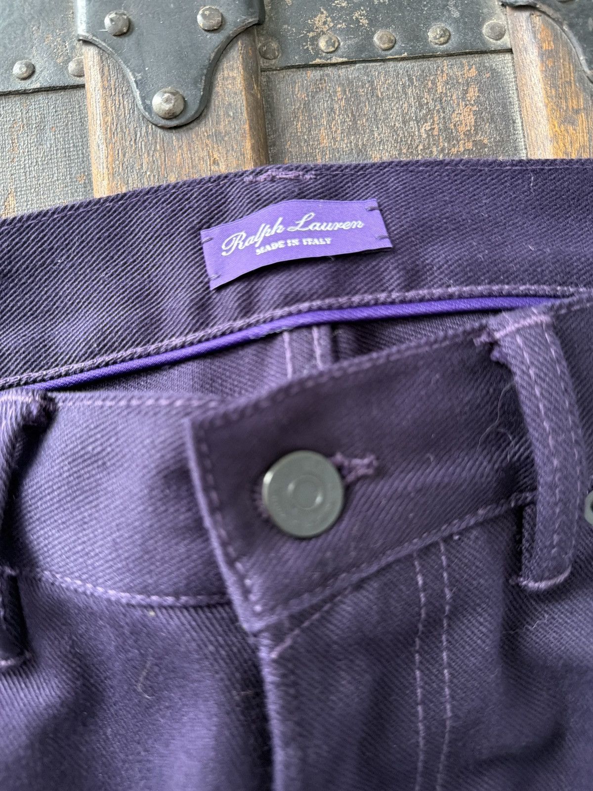 Ralph Lauren Purple Label Ralph Lauren Purple Label Purple Denim Jeans Size US 32 / EU 48 - 1 Thumbnail