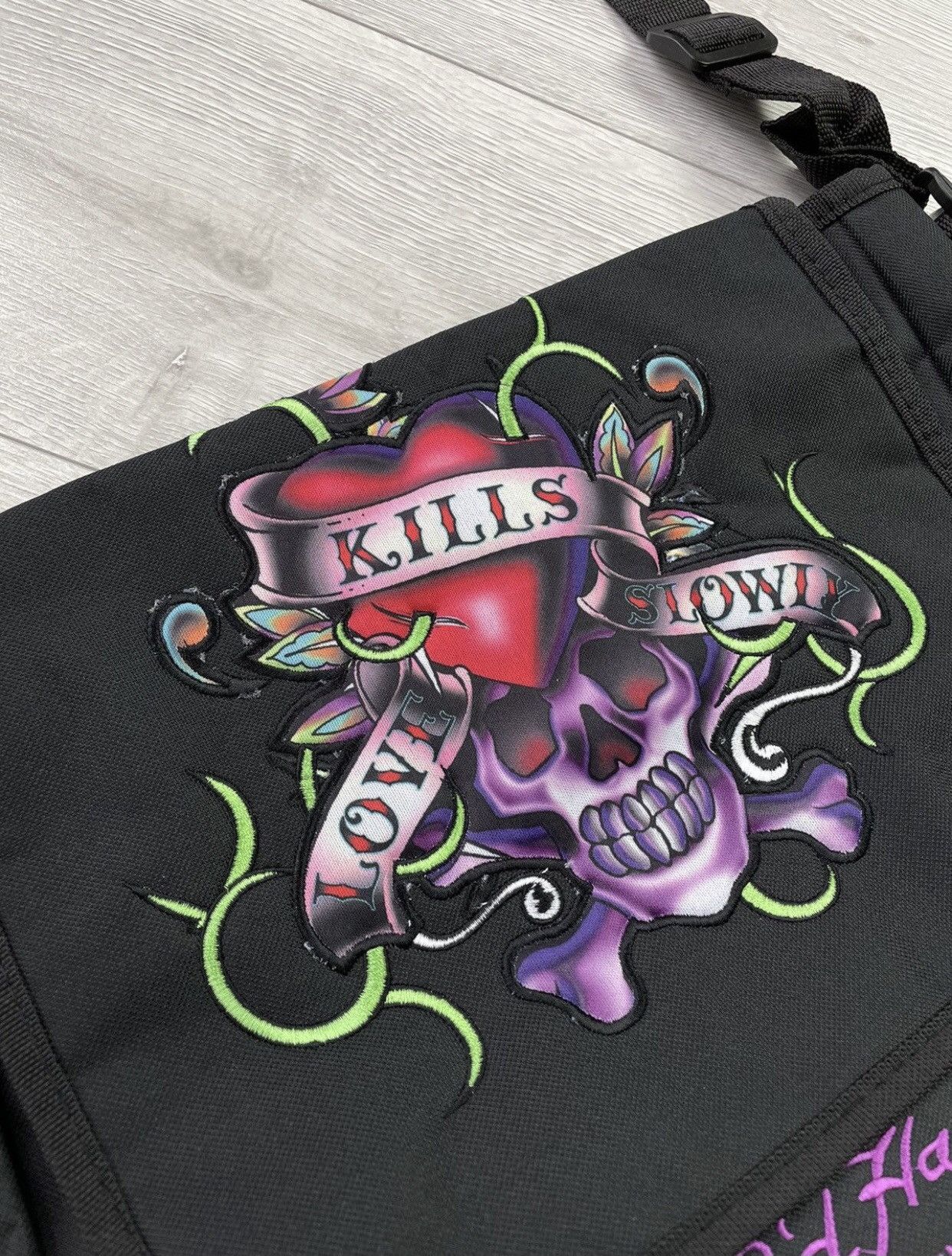 Christian Audigier × Ed Hardy × Vintage 🔥Ed Hardy bag vintage nwt messenger Size ONE SIZE - 2 Thumbnail