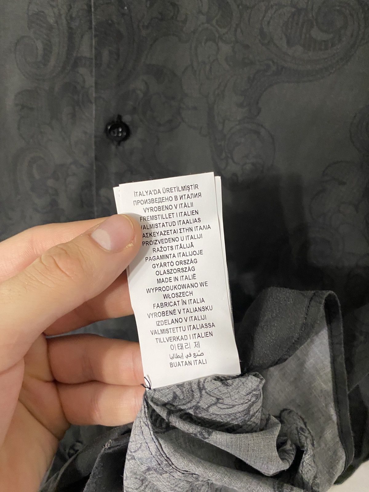 Versace Shirt Gianni Versace Black Size US S / EU 44-46 / 1 - 5 Thumbnail