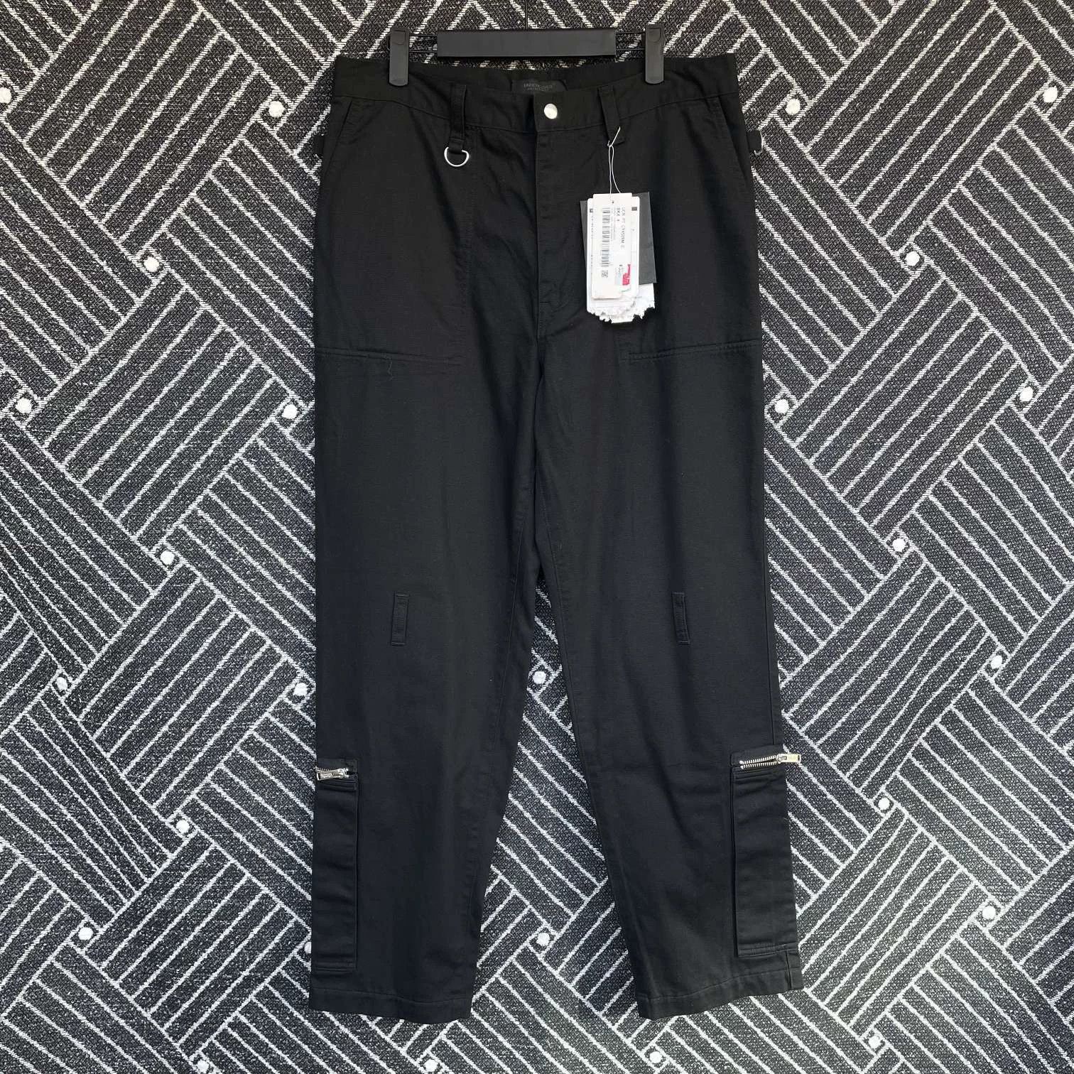 Undercover Undercover Black Zippered Multi-Pocket Pants 4 Size US 34 / EU 50 - 1 Thumbnail