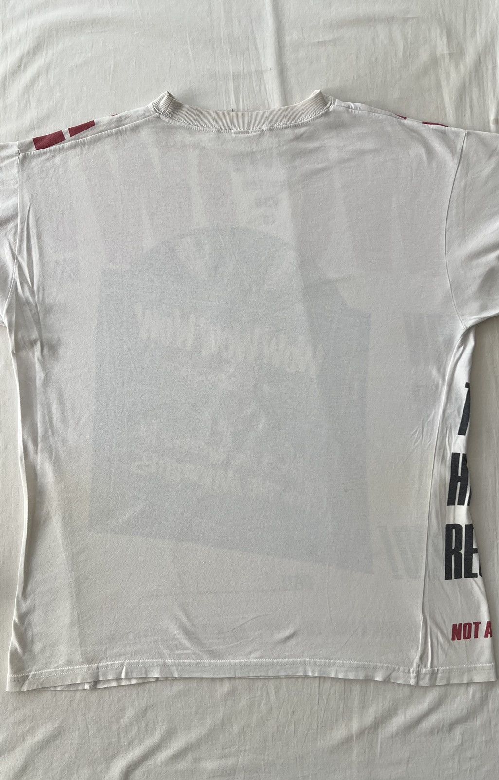Levi's Vintage 90s Levis Stretch Sensation AOP Promo White T-shirt Size US L / EU 52-54 / 3 - 18 Thumbnail