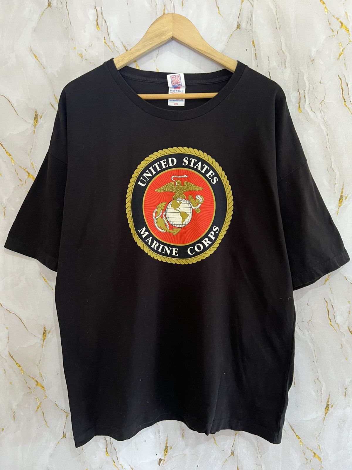 Vintage VINTAGE US MARINE CORPS TSHIRT Size US XXL / EU 58 / 5 - 1 Thumbnail