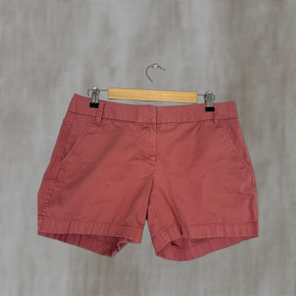 J.Crew J.CREW Shorts Womens Size 8 Chino Pink Cotton 32x4.5 Size 30" / US 8 / IT 44 - 1 Thumbnail