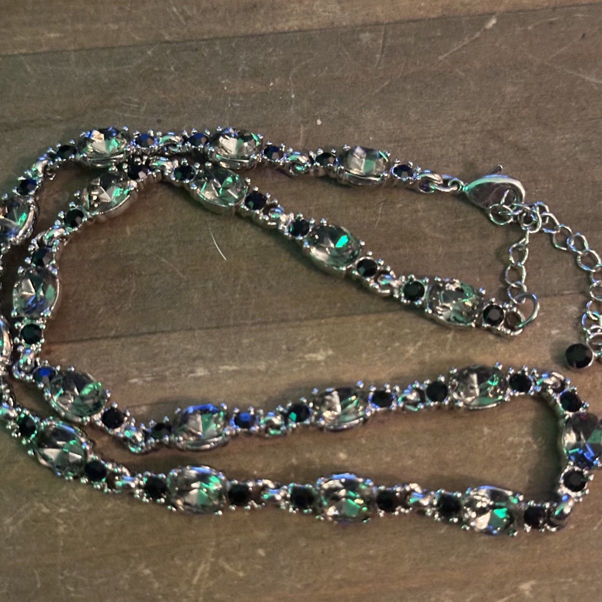 Other Smokey quartz and black rhinestone necklace Size ONE SIZE - 2 Thumbnail