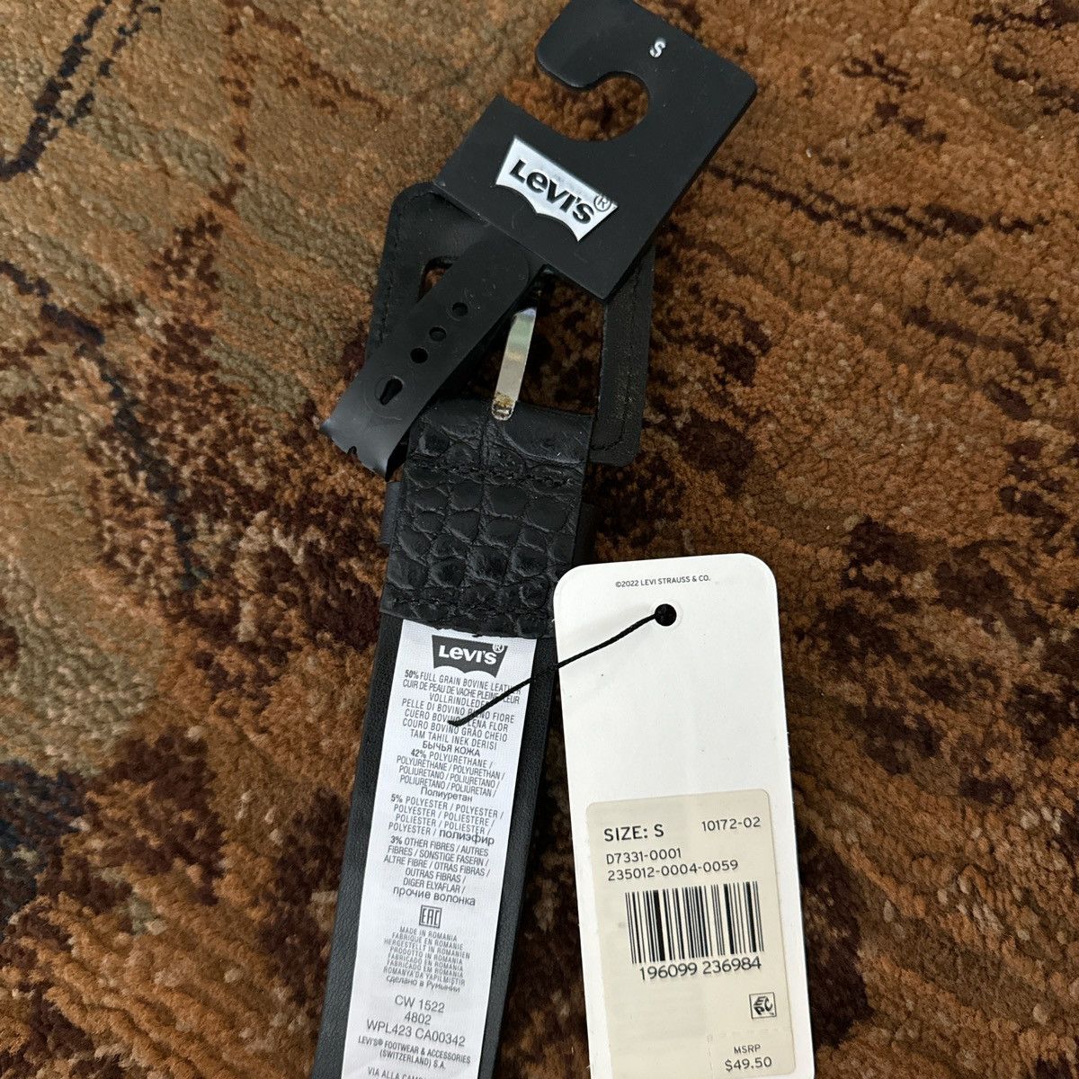 Levi's Levi’s bovine leather belt Size 32 - 3 Thumbnail