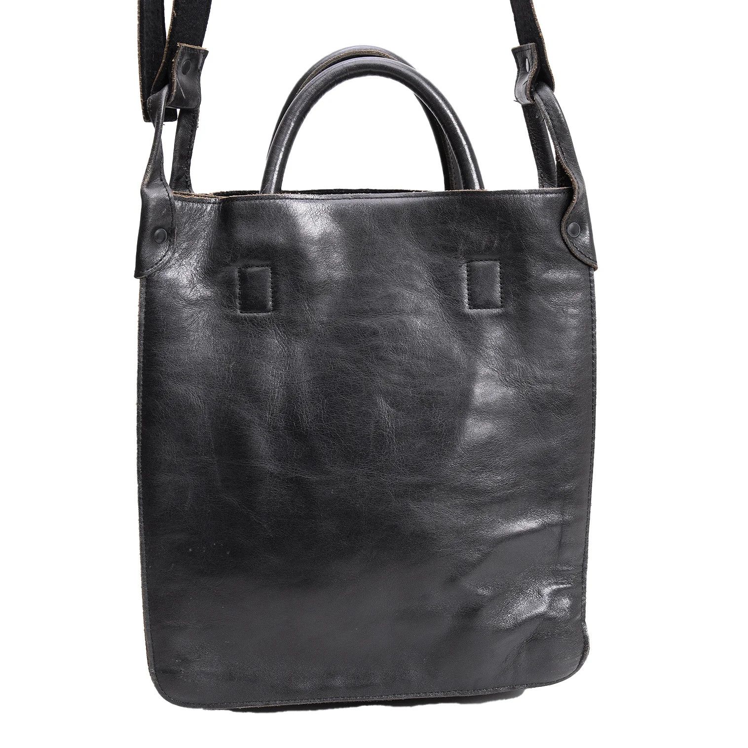 Yohji Yamamoto Yohji Yamamoto Leather 2WAY Shoulder Bag Black Size ONE SIZE - 3 Thumbnail