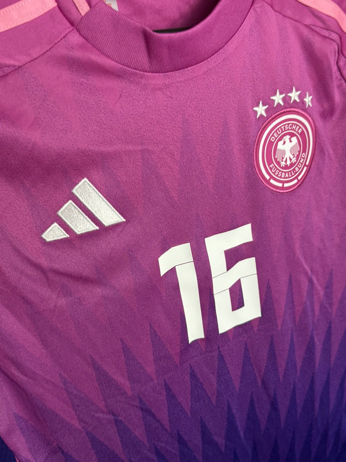 Adidas KIDS New Germany 2024 Away Anton Football Jersey T-Shirt Size US XS / EU 42 / 0 - 4 Thumbnail