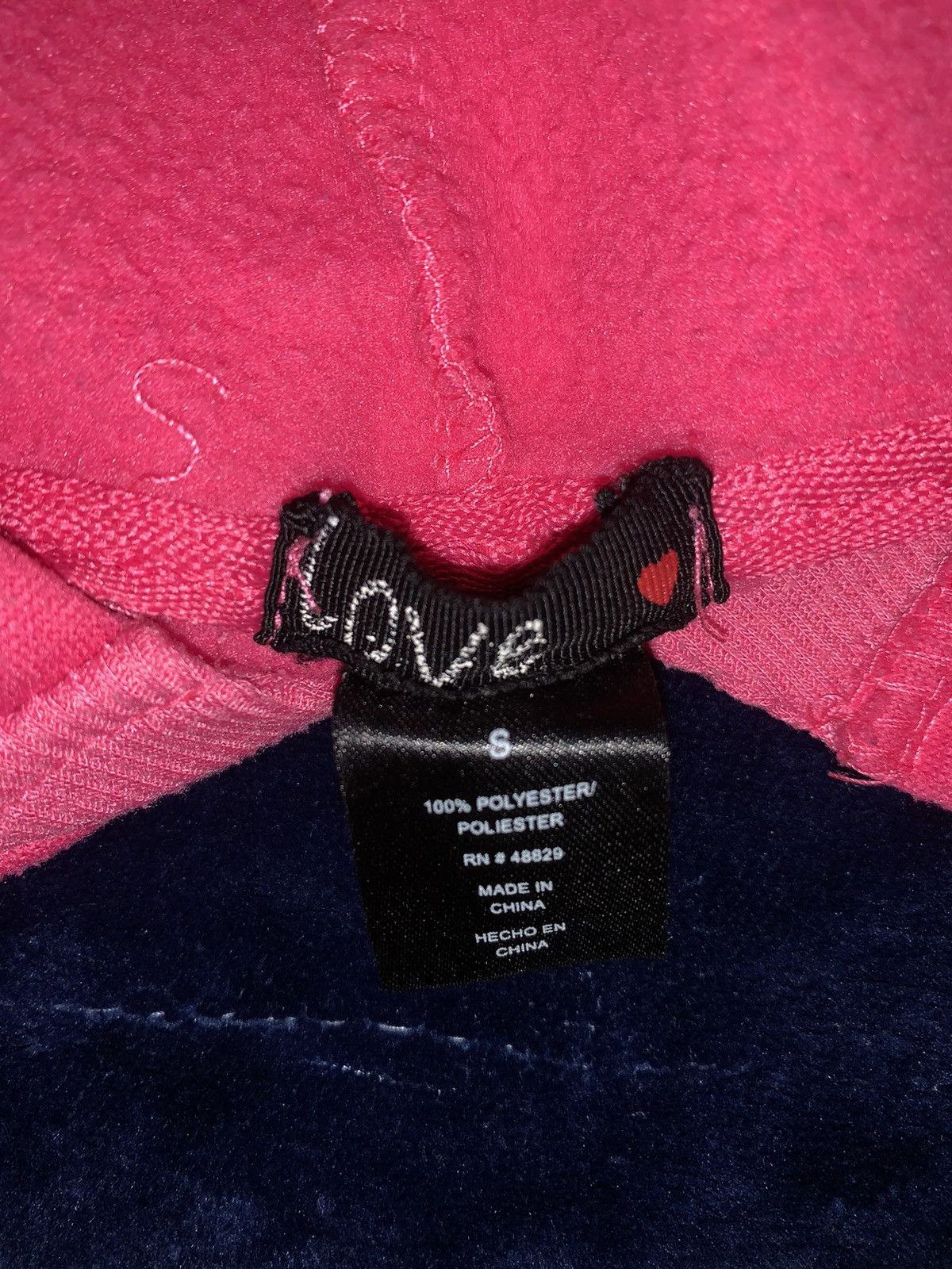 Designer × Vintage Love Hoodie Y2K Streetwear Fashion Opium Cute Boss 00s Girl Size S / US 4 / IT 40 - 7 Thumbnail
