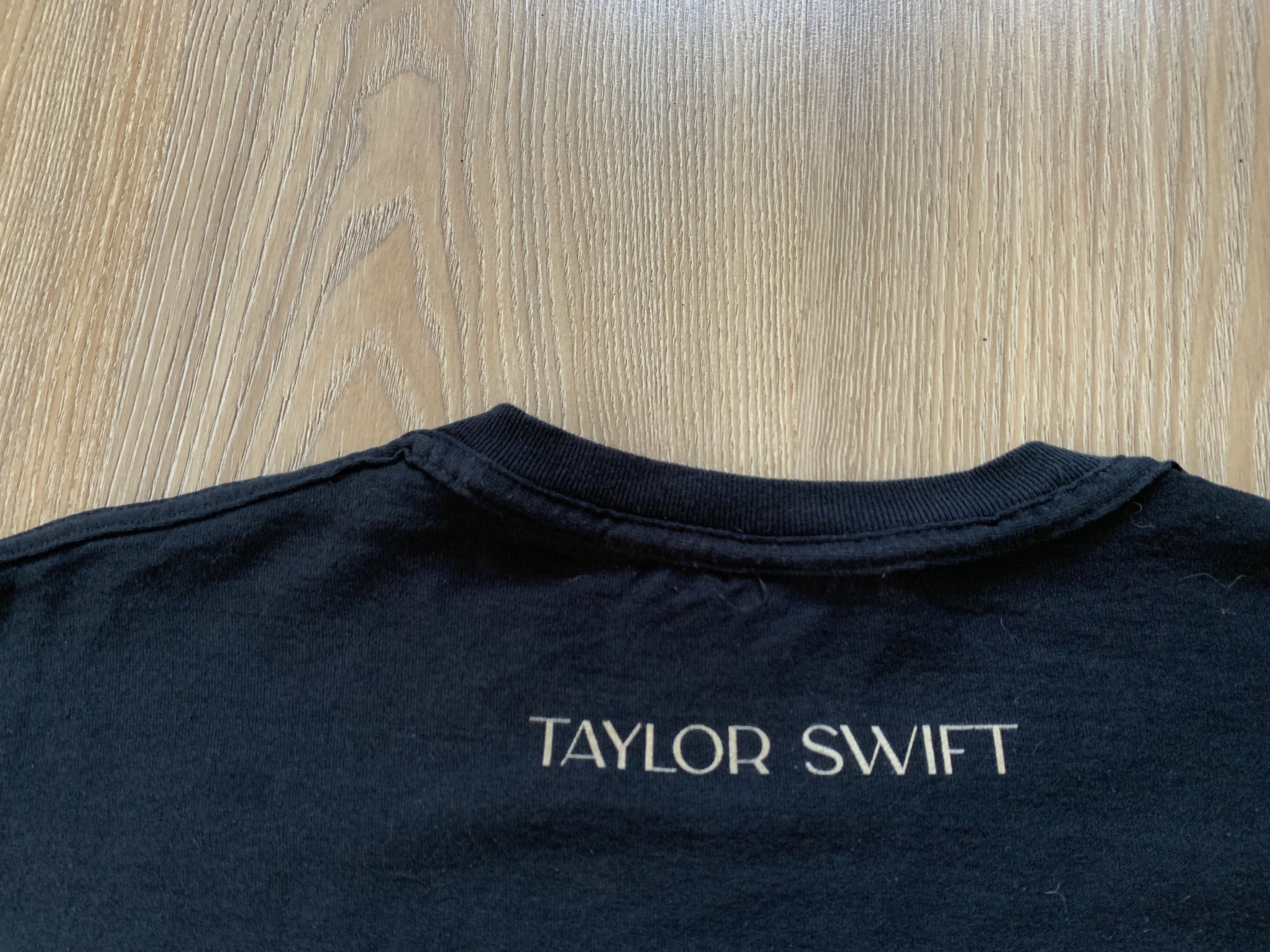 Band Tees × Vintage Rare Taylor Swift Overprint Black T Shirt USA Size US L / EU 52-54 / 3 - 7 Thumbnail
