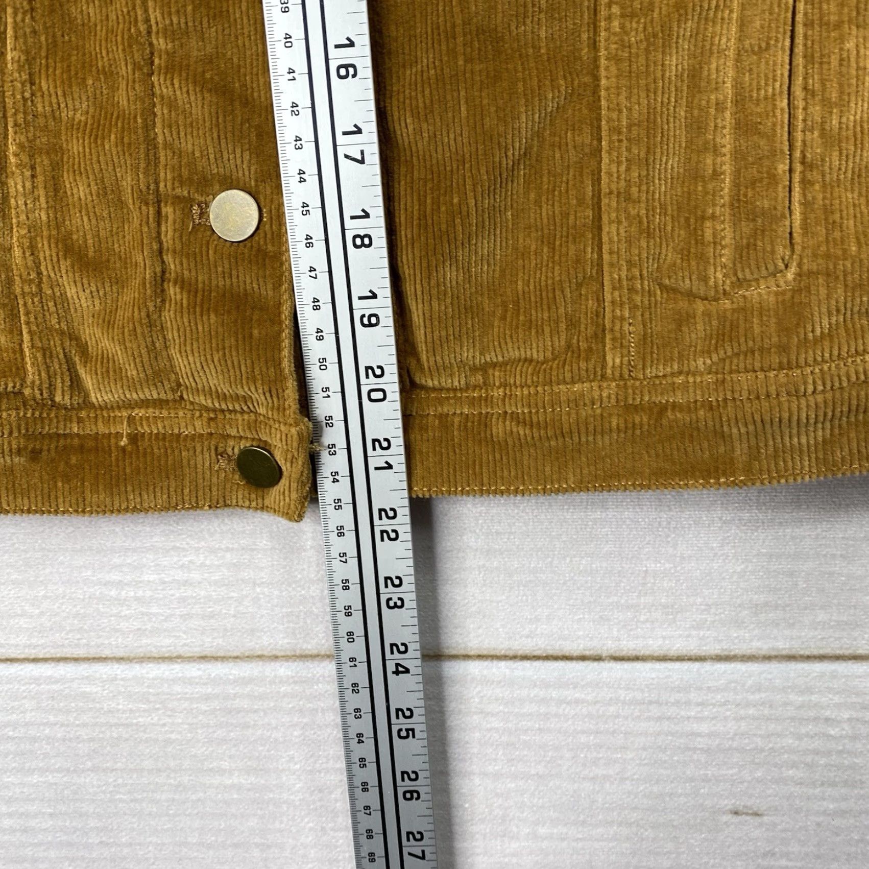 Vintage Time And Tru Women’s Jacket L Brown Corduroy Button Up Trucker NWT Vintage Style Size L / US 10 / IT 46 - 5 Thumbnail