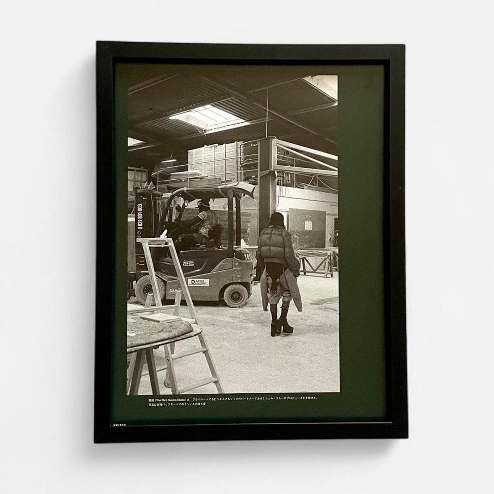 Rick Owens Rick Owens furniture exhibition at “MOCA” framed poster 9x11 Size ONE SIZE - 1 Thumbnail