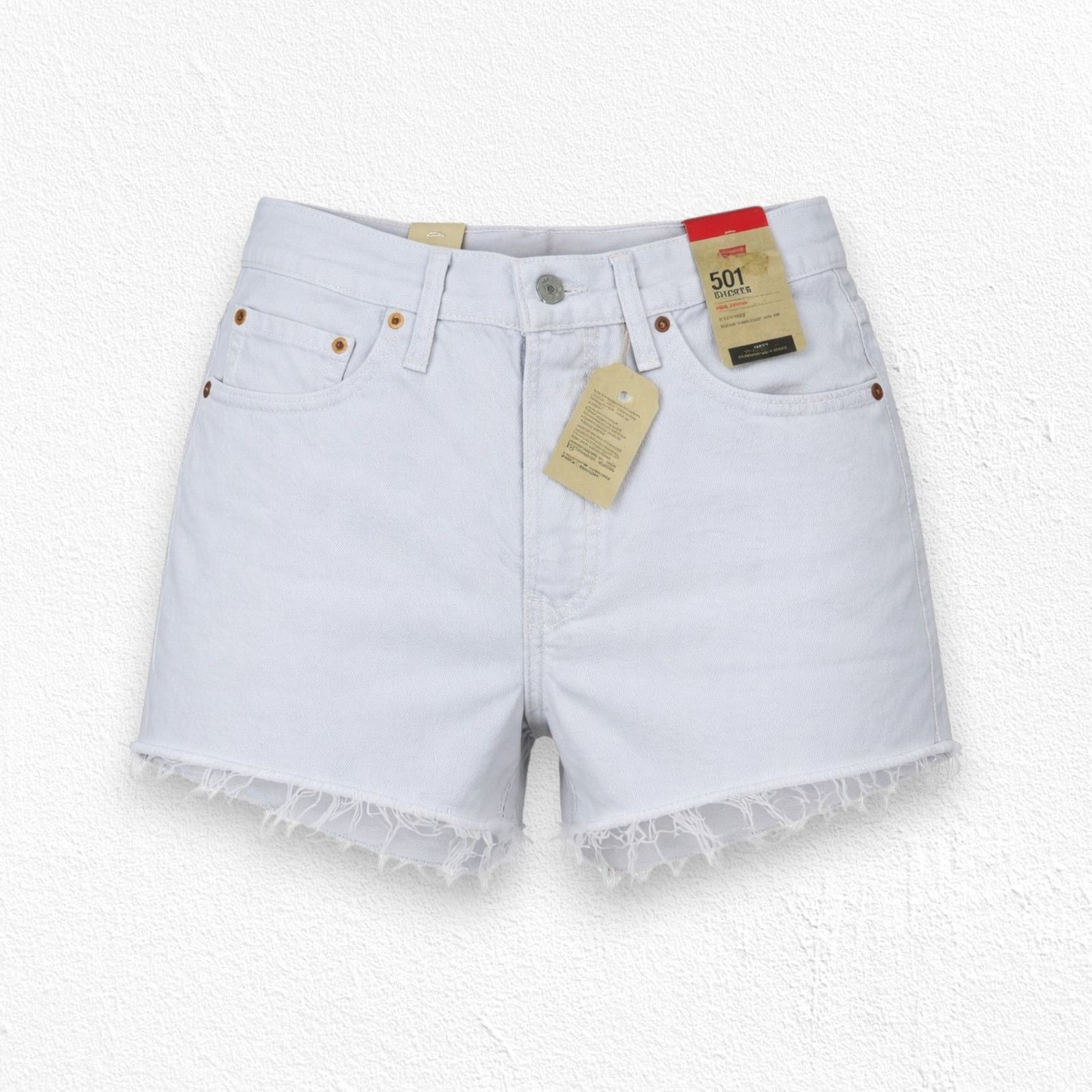 Levi's Levi's Washed Lilac Cutoff Denim Shorts Size 27 Size 27" / US 4 / IT 40 - 1 Thumbnail