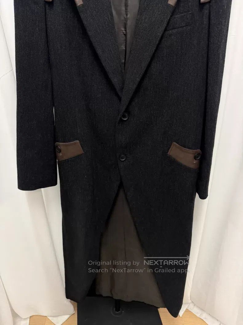 Yohji Yamamoto YOHJI YAMAMOTO Leather Patch Coat Size US M / EU 48-50 / 2 - 3 Thumbnail