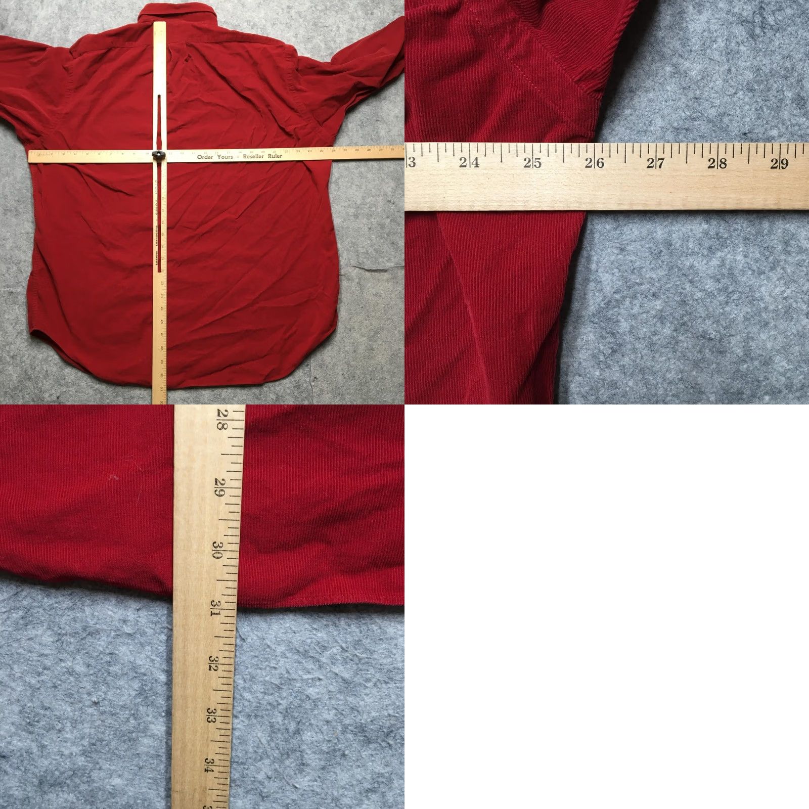Ralph Lauren Ralph Lauren Golf Corduroy Shirt Mens Large Red Tilden Button Down Long Sleeve Size US L / EU 52-54 / 3 - 8 Thumbnail