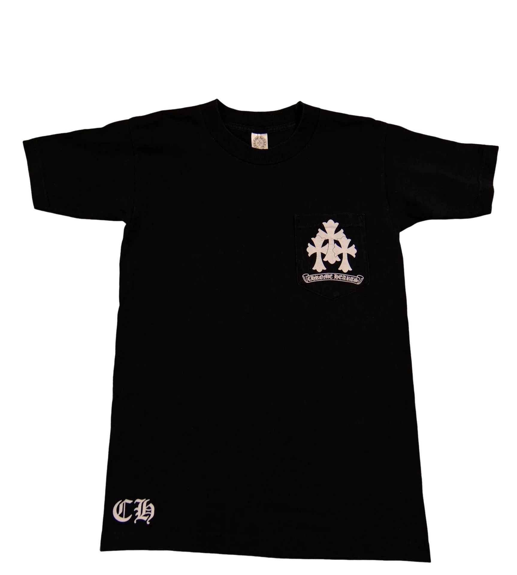 Chrome Hearts Chrome Hearts Cross Spine Triple Cross Pocket Tee