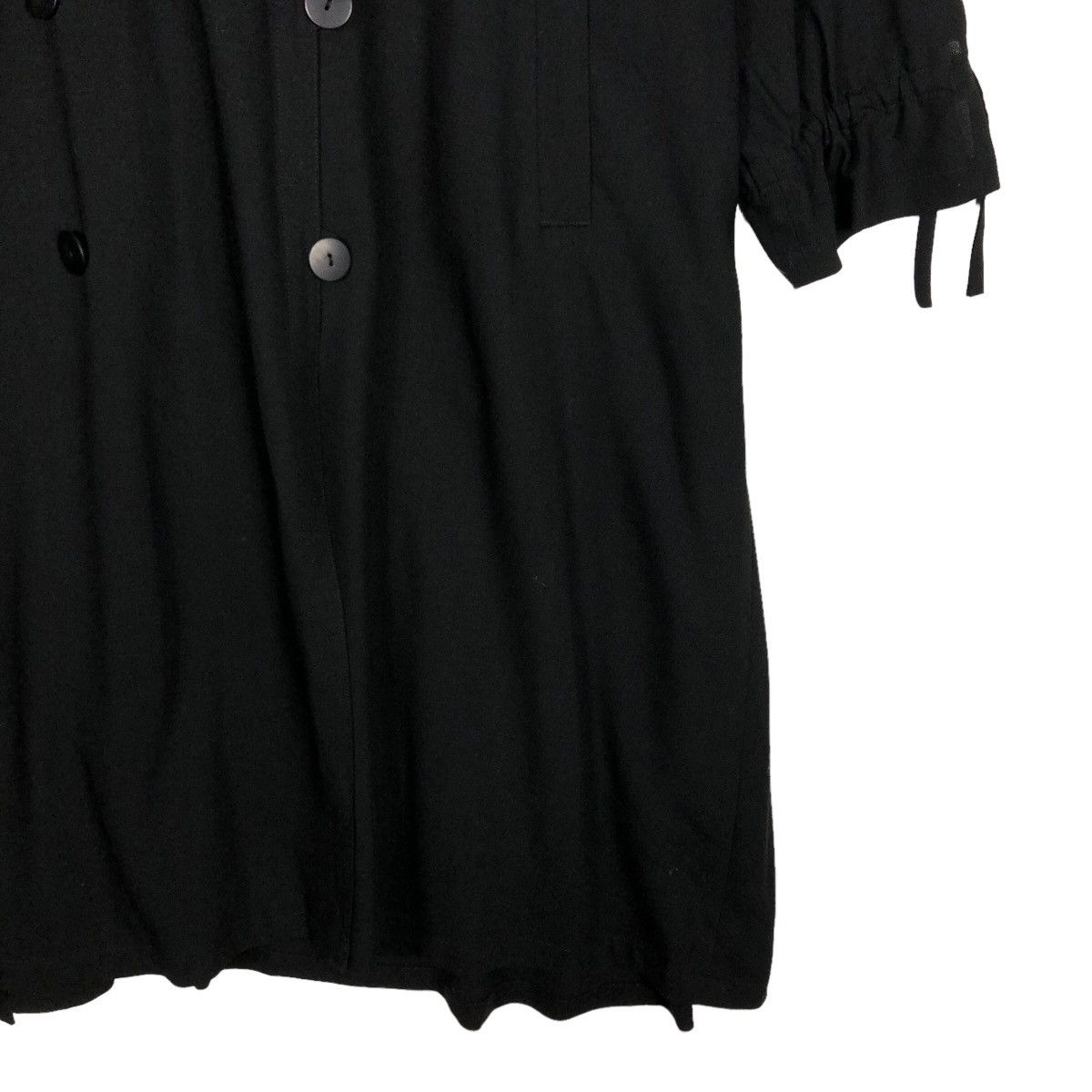 Japanese Brand 🔥Vtg Long Jacket Rich Black Primizia Inspire Yohji Yamamoto Size US M / EU 48-50 / 2 - 5 Thumbnail