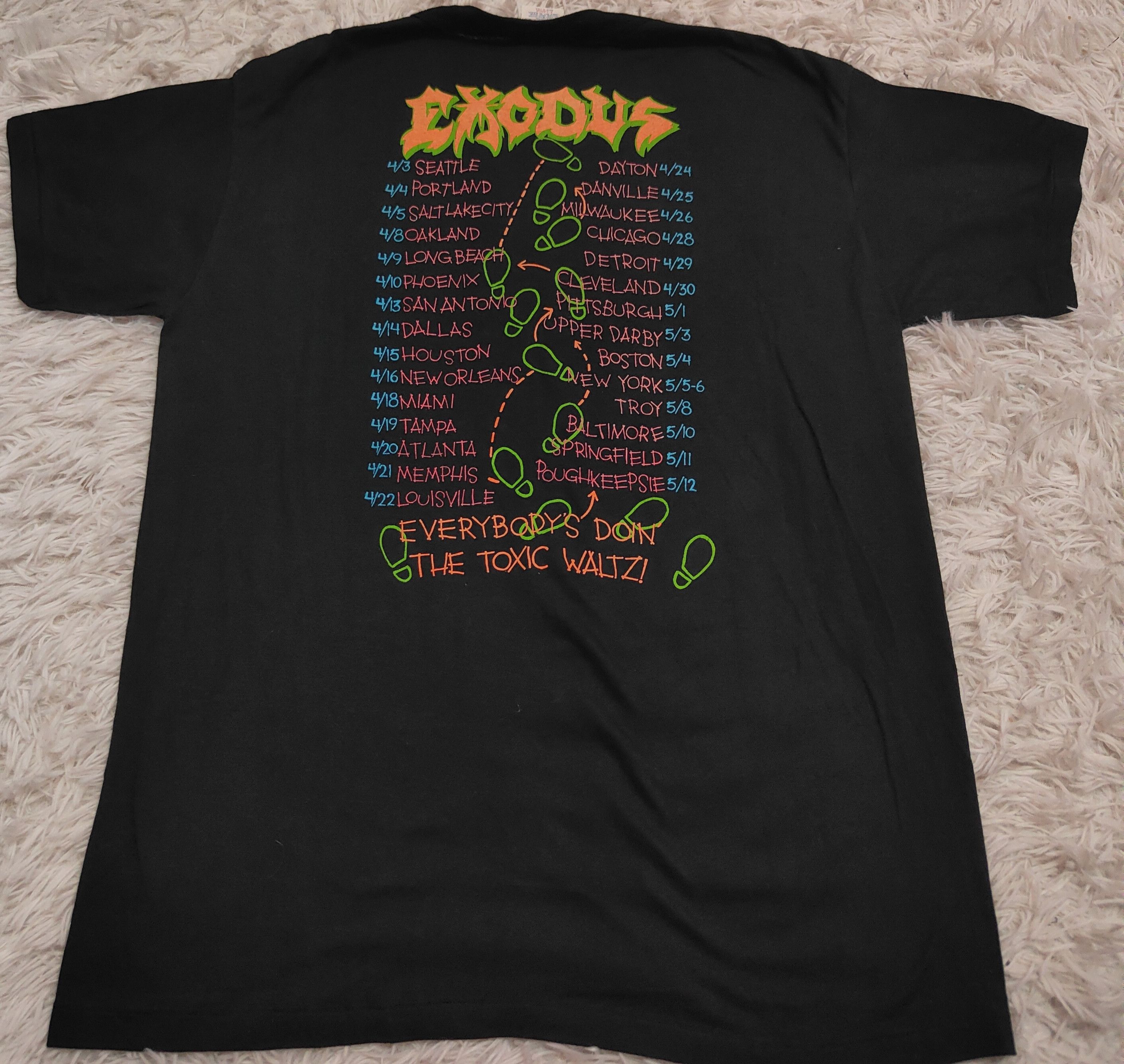 Other EXODUS 1989 TOUR Size US XL / EU 56 / 4 - 2 Thumbnail