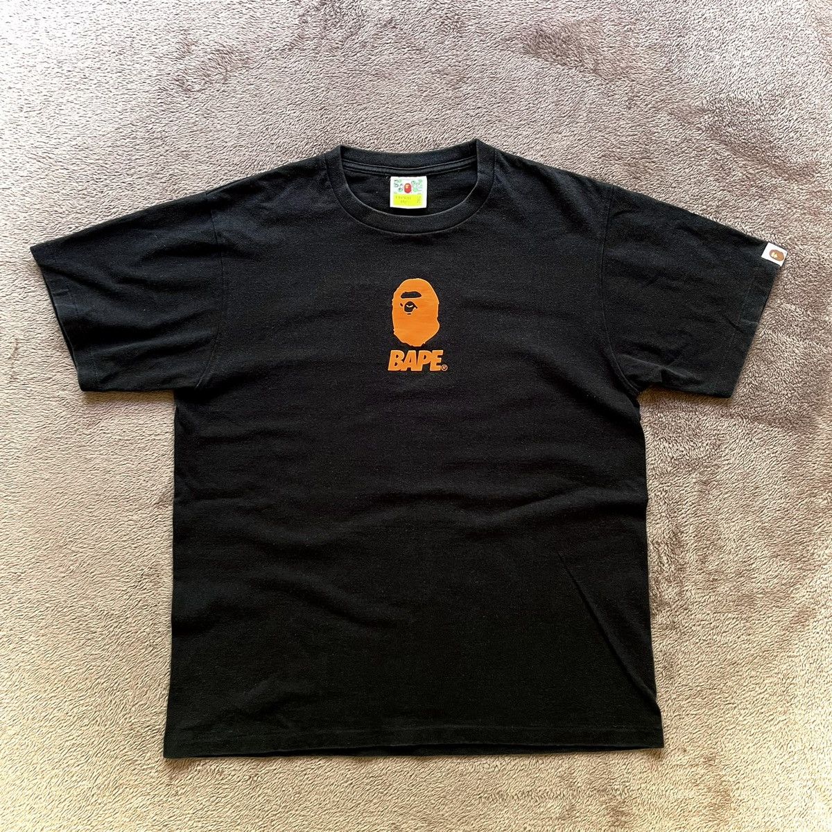 image of Bape T-Shirt Soldier in Black, Men's (Size Medium)