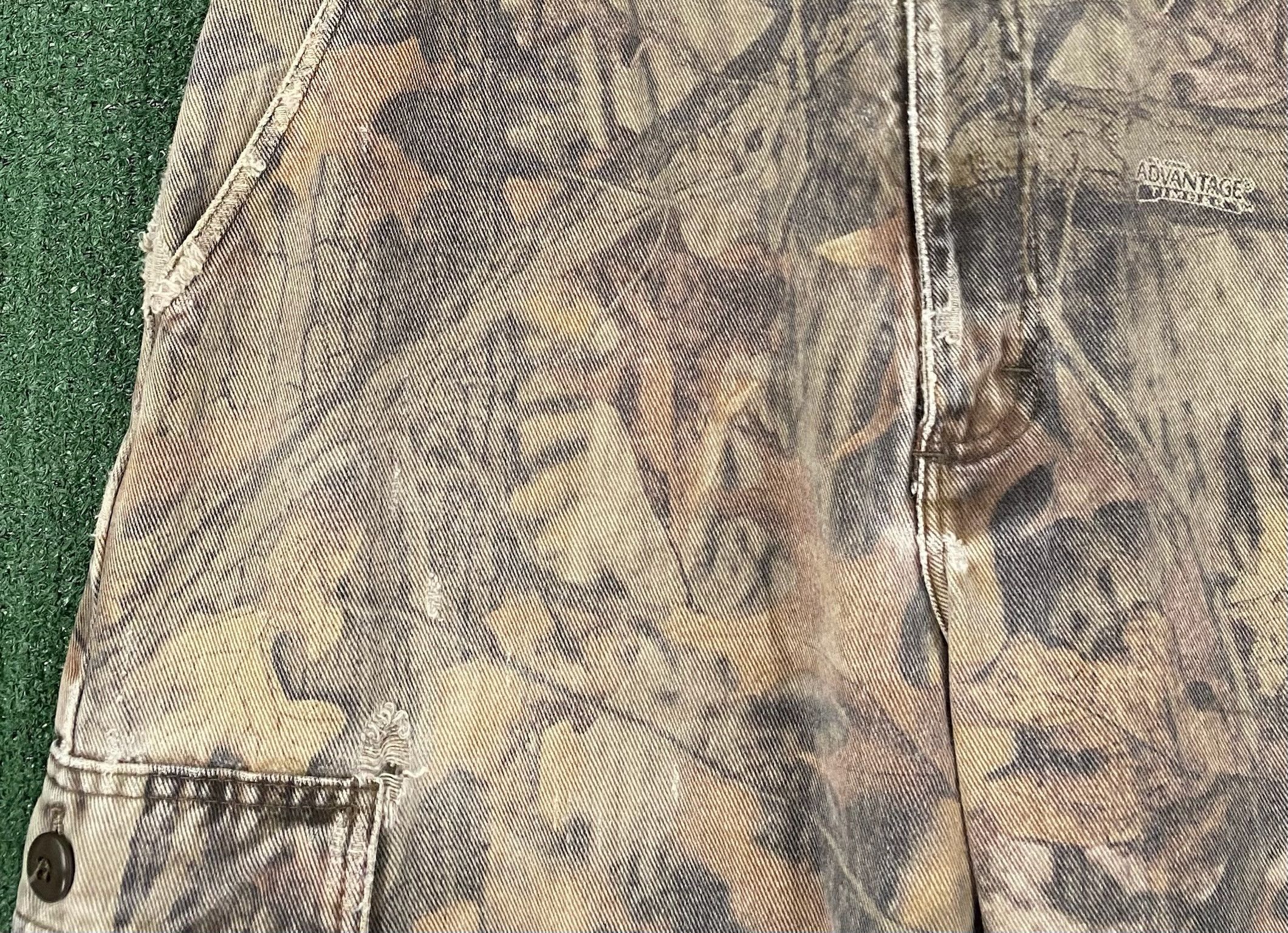 Wrangler 90’s Wrangler Advantage Camo Distressed Cargo Pants 33 Size US 33 - 3 Thumbnail