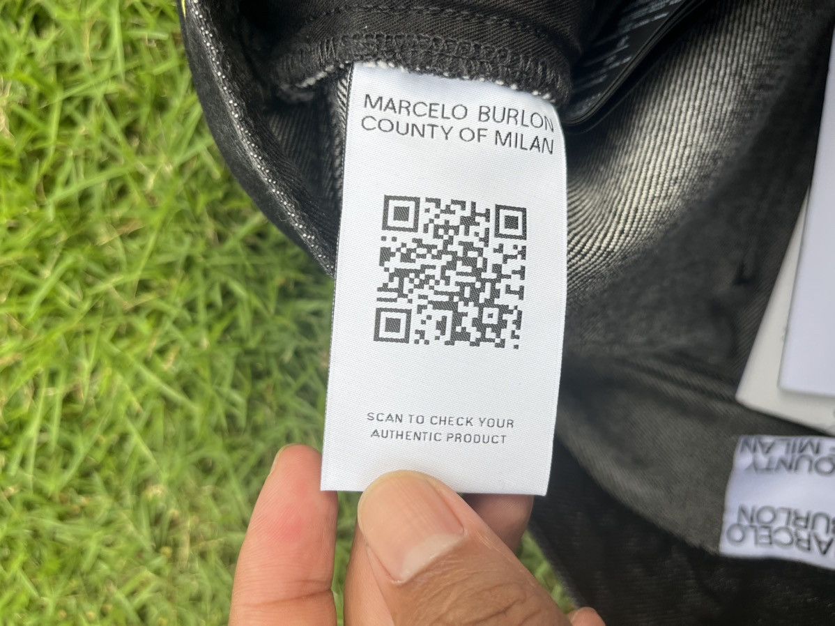 Marcelo Burlon Marcelo Burlon County of Milan Black Spot Stonewash Jeans Size US 30 / EU 46 - 13 Thumbnail