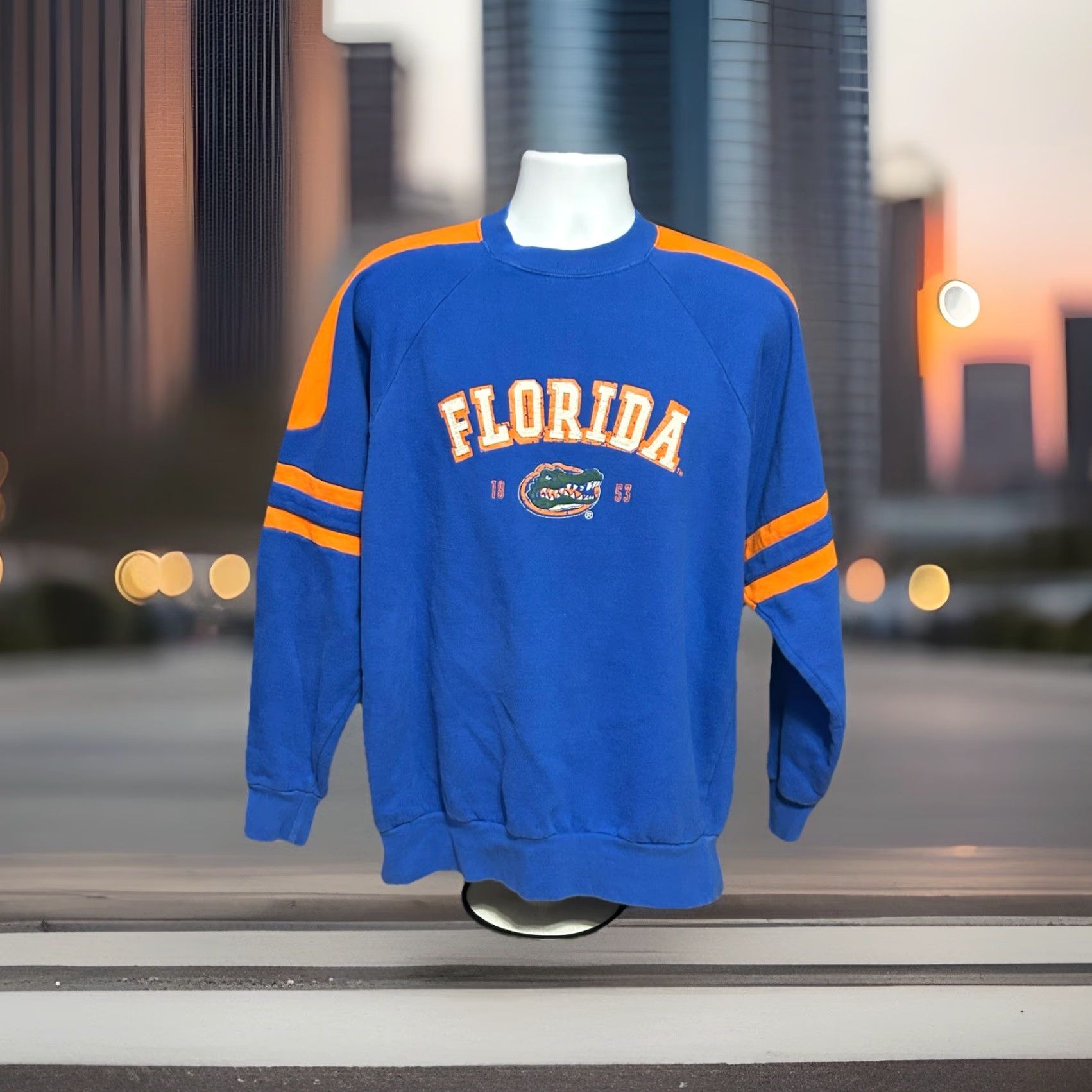 Vintage VINTAGE Florida Gators Pullover Sweatshirt Men XL Blue Orange Stitched Graphics Size US XL / EU 56 / 4 - 6 Thumbnail
