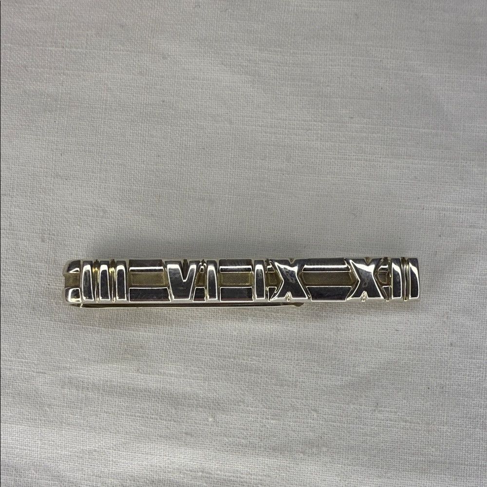 Tiffany & Co. Tiffany & Co. Atlas Tie Bar Sterling Silver 2” Hallmarked T Size ONE SIZE - 1 Thumbnail