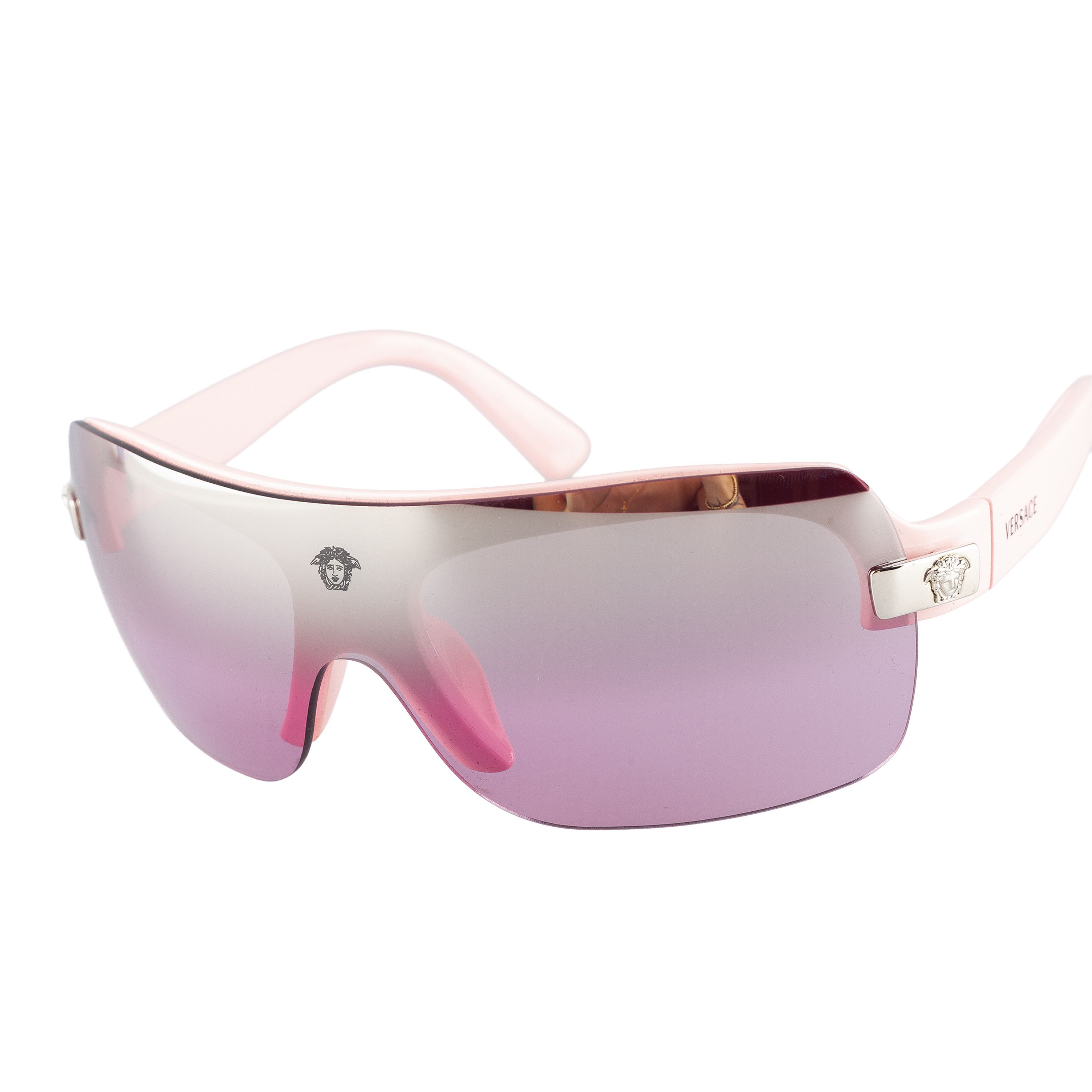 Versace Versace 4018-V 333/7A Pink Shield Sunglasses Size ONE SIZE - 3 Thumbnail
