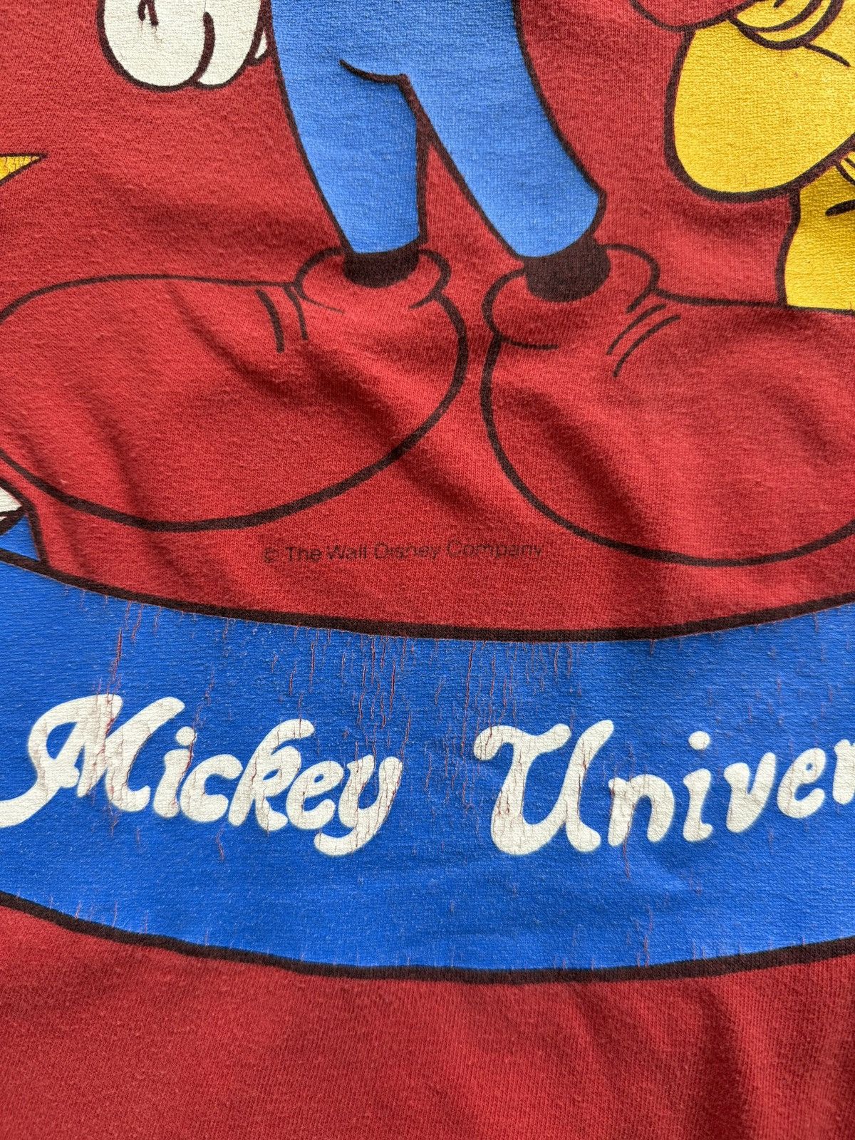 Disney Rare Vintage Mickey University Mickey and Minnie Mouse Shirt Size L / US 10 / IT 46 - 7 Thumbnail