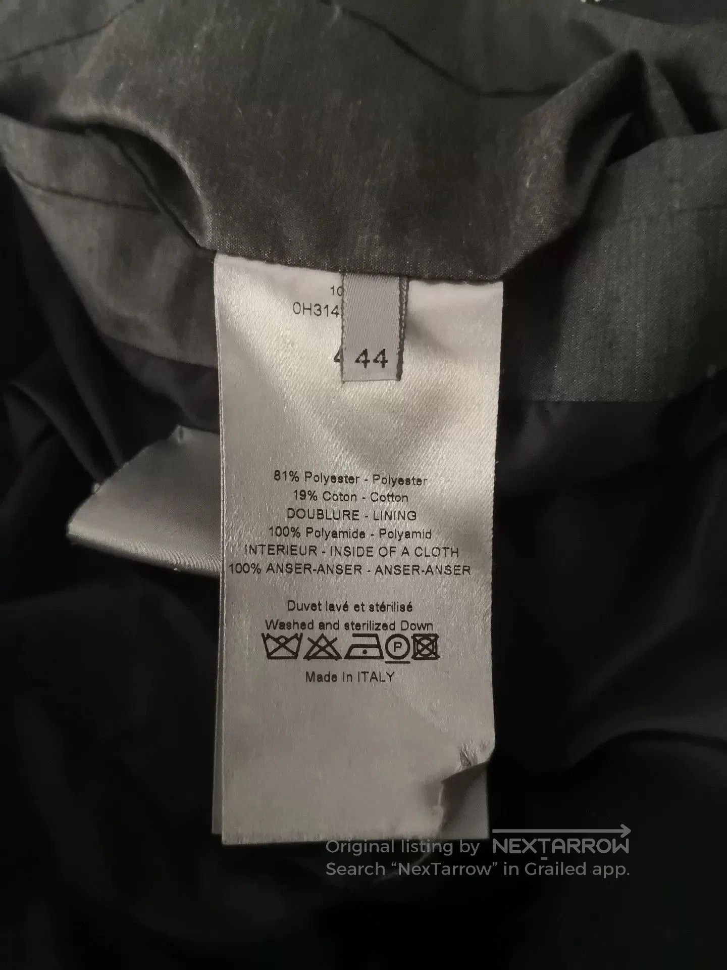 Dior Dior Down Jacket with Bee Embroidery. Size US S / EU 44-46 / 1 - 5 Thumbnail