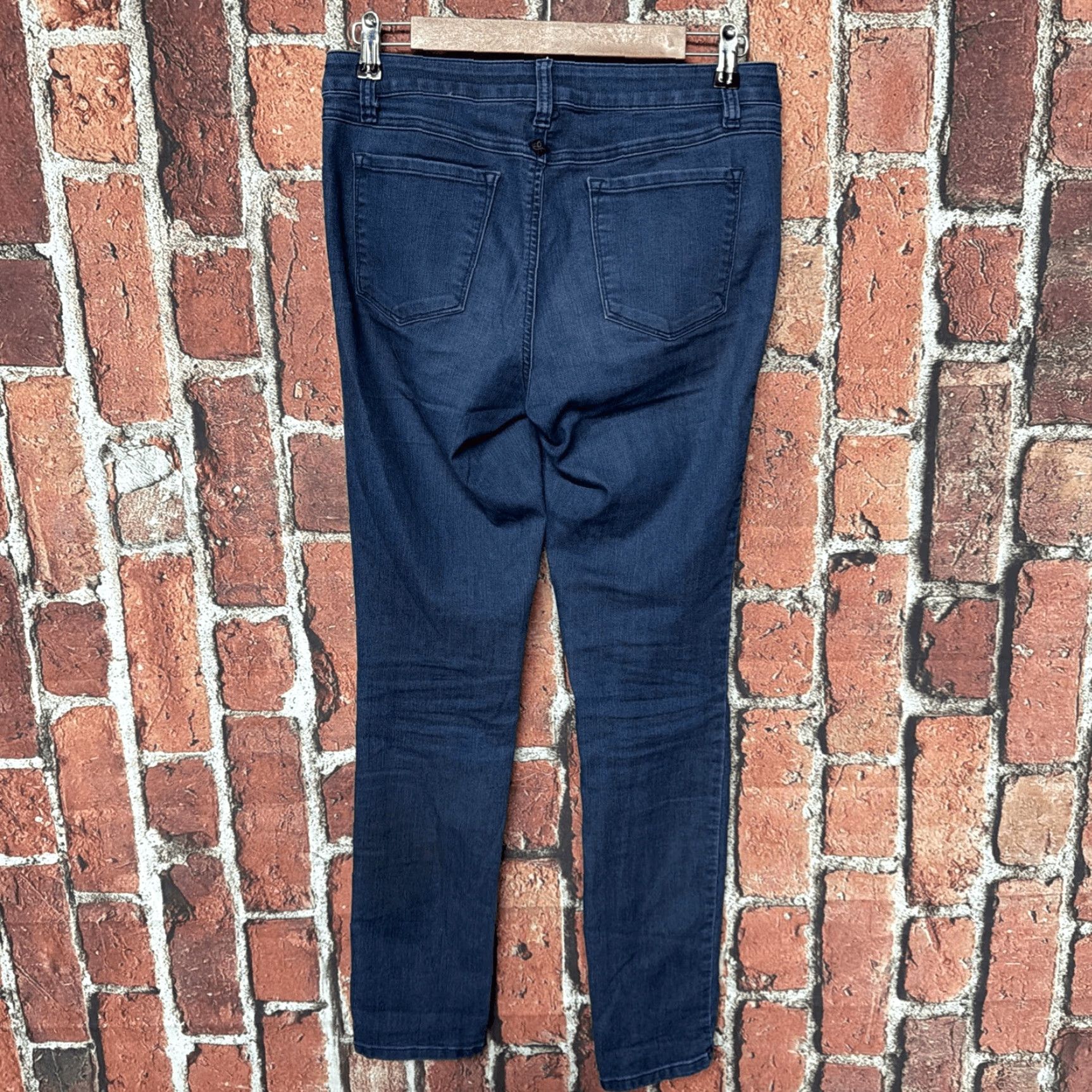 Prana Prana Jeans Womens Kayla 4 Blue Medium Wash Organic Cotton Mid Rise Stretch Skinny 5-Pocket Denim Slim Womens Size 27" / US 4 / IT 40 - 3 Thumbnail