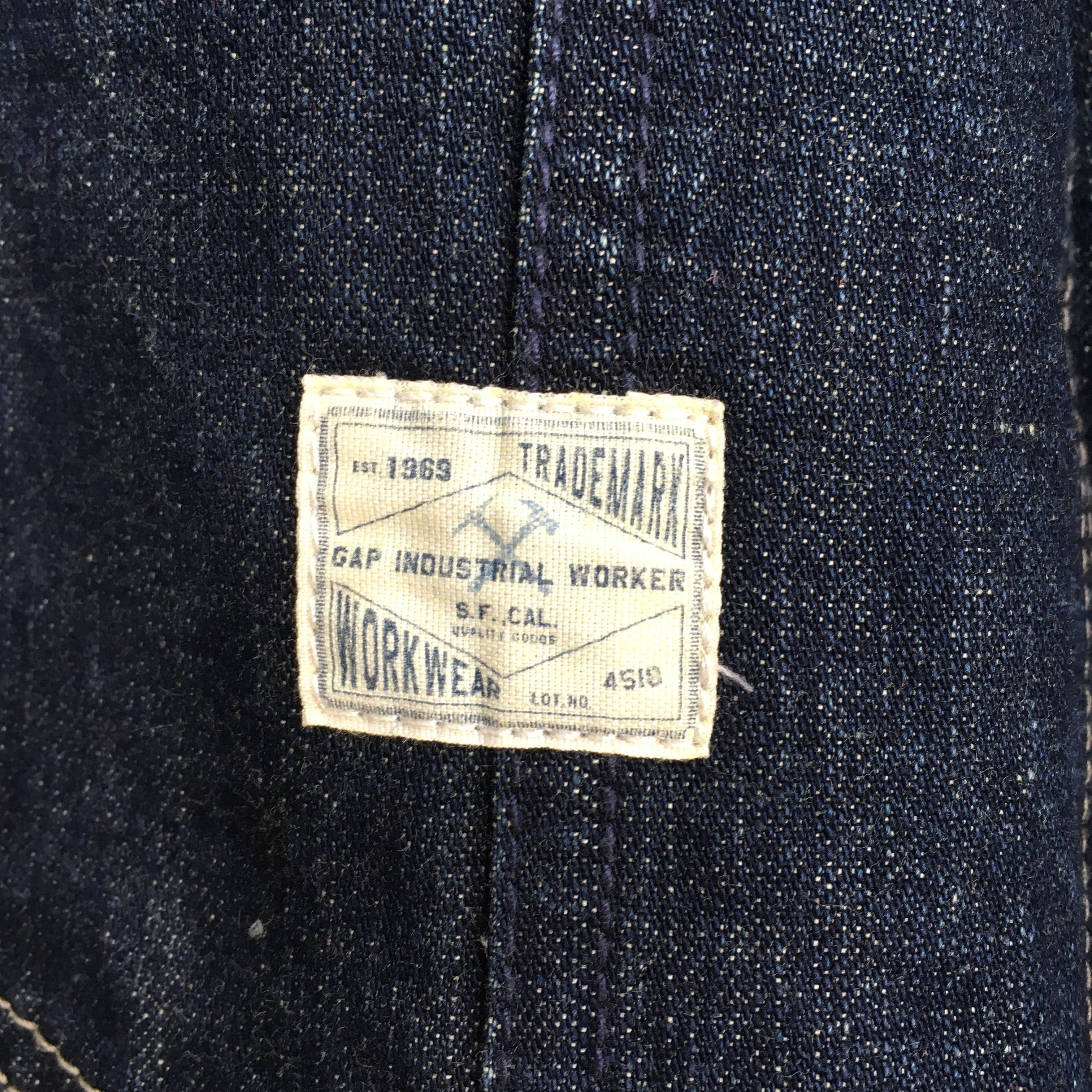 Gap Vintage Gap Denim Workers Jeans Jacket Small Size US S / EU 44-46 / 1 - 5 Thumbnail